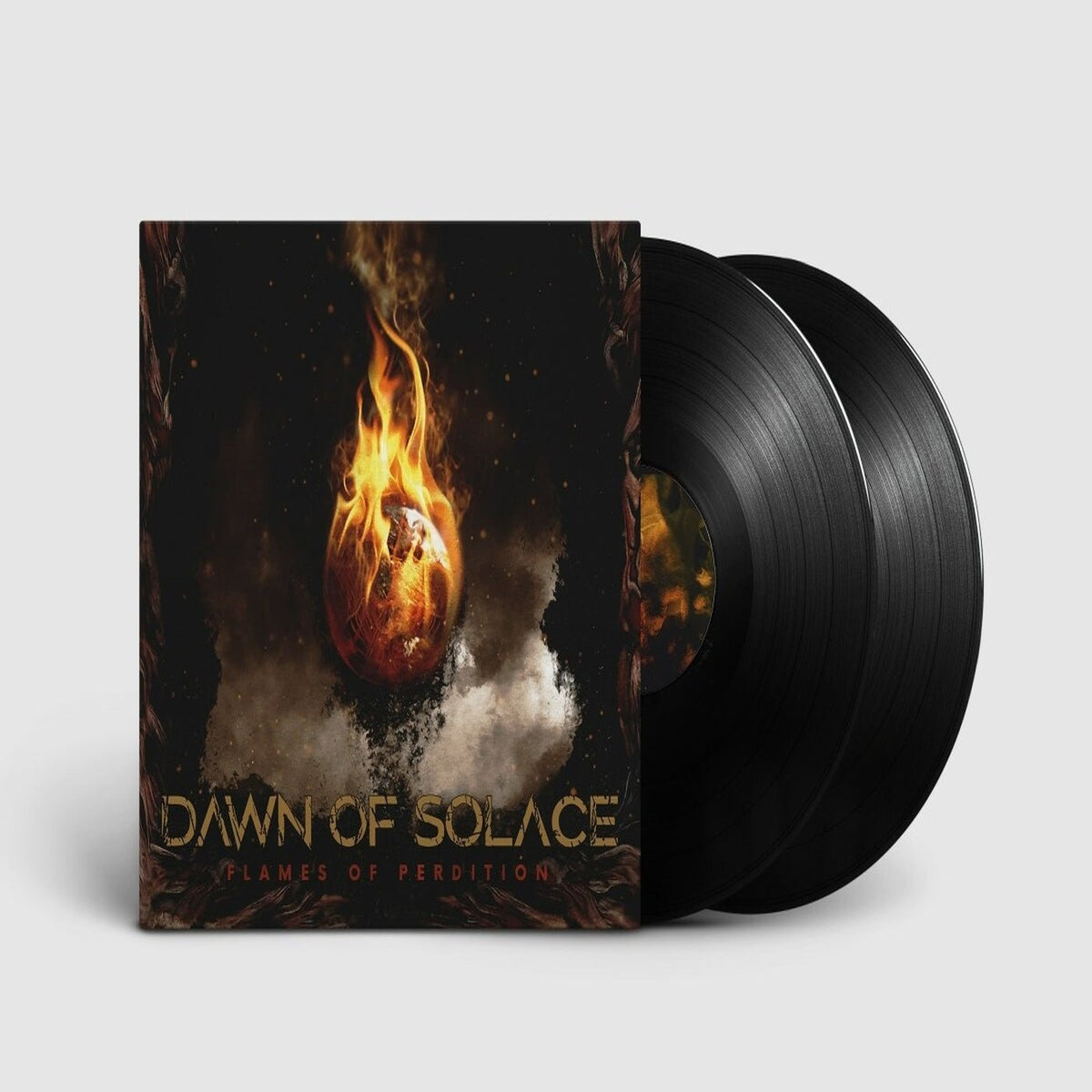 Dawn of Solace - Flames of Perdition (Limited Black Marbled 2LP) (LP)