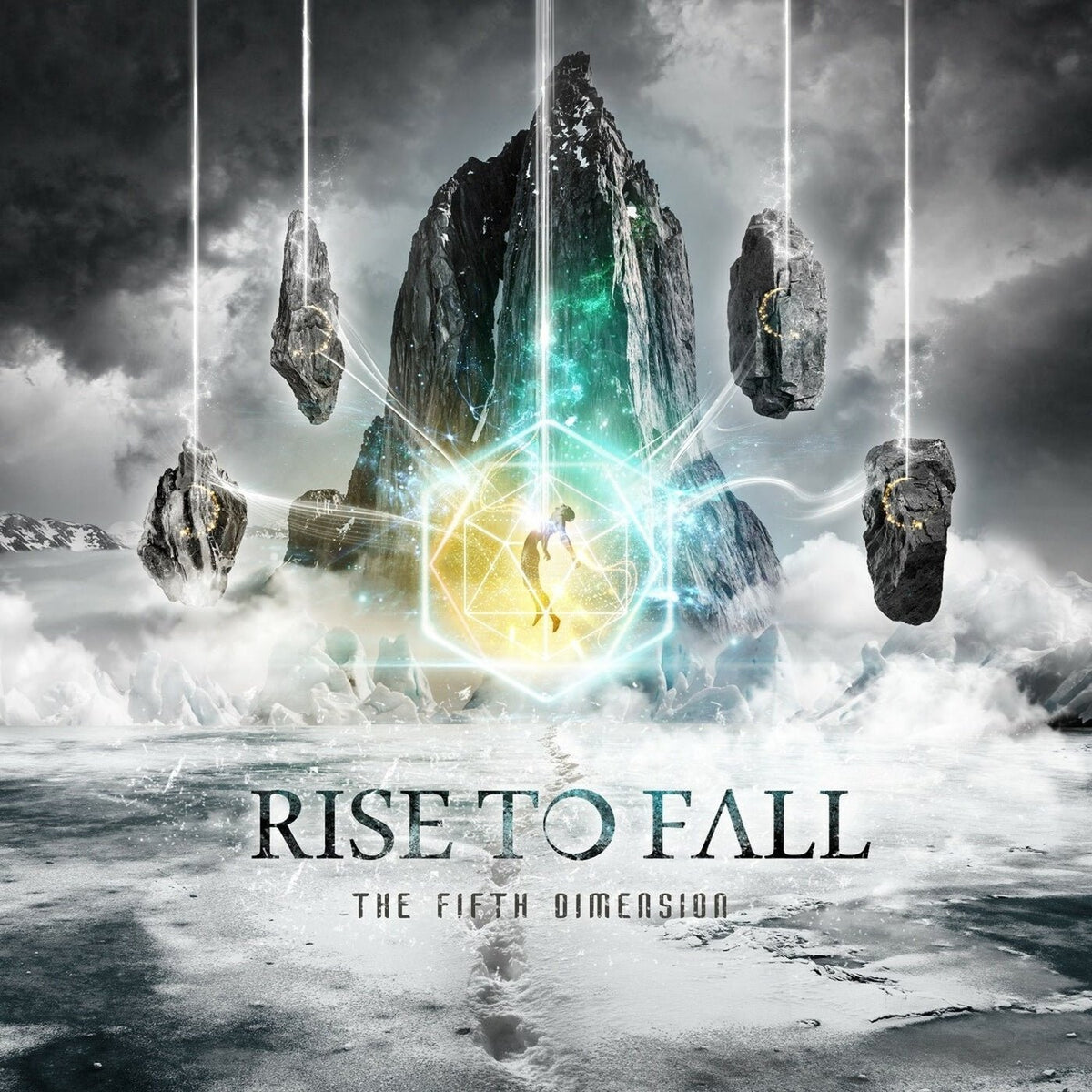 Rise To Fall - The Fifth Dimension (Black/White Marbled) (LP)