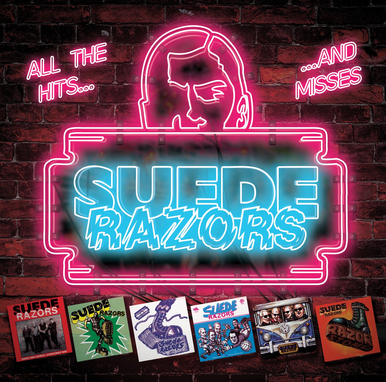 Suede Razors - All The Hits... ...And Misses (LP)