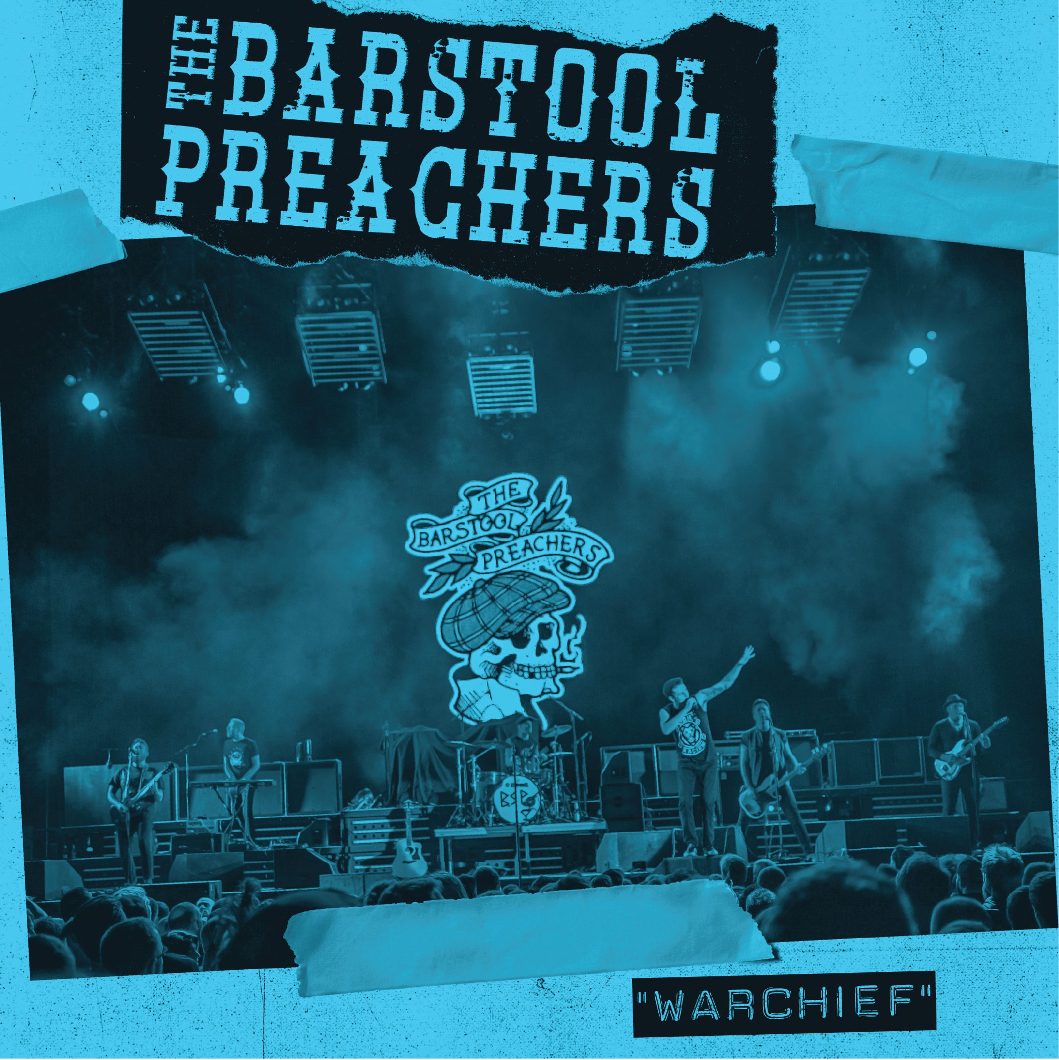 The Barstool Preachers - Warchief / Dltdhyotwo (electric Blue Vinyl) (7 INCH)