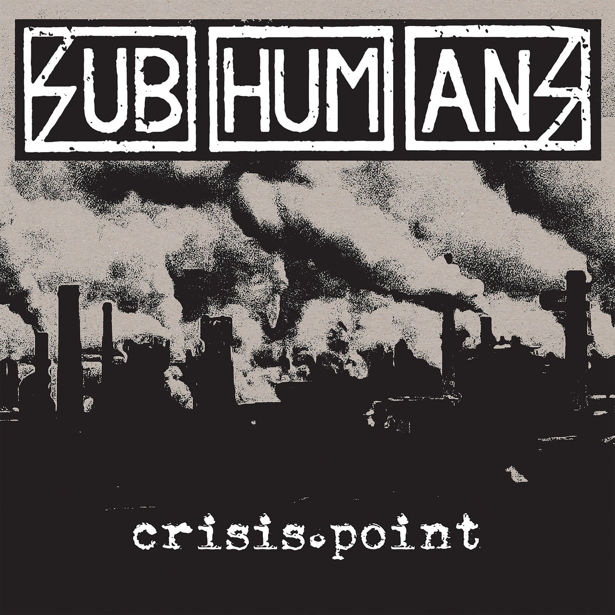 Subhumans - Crisis Point (White & Black Galaxy Vinyl) (LP)