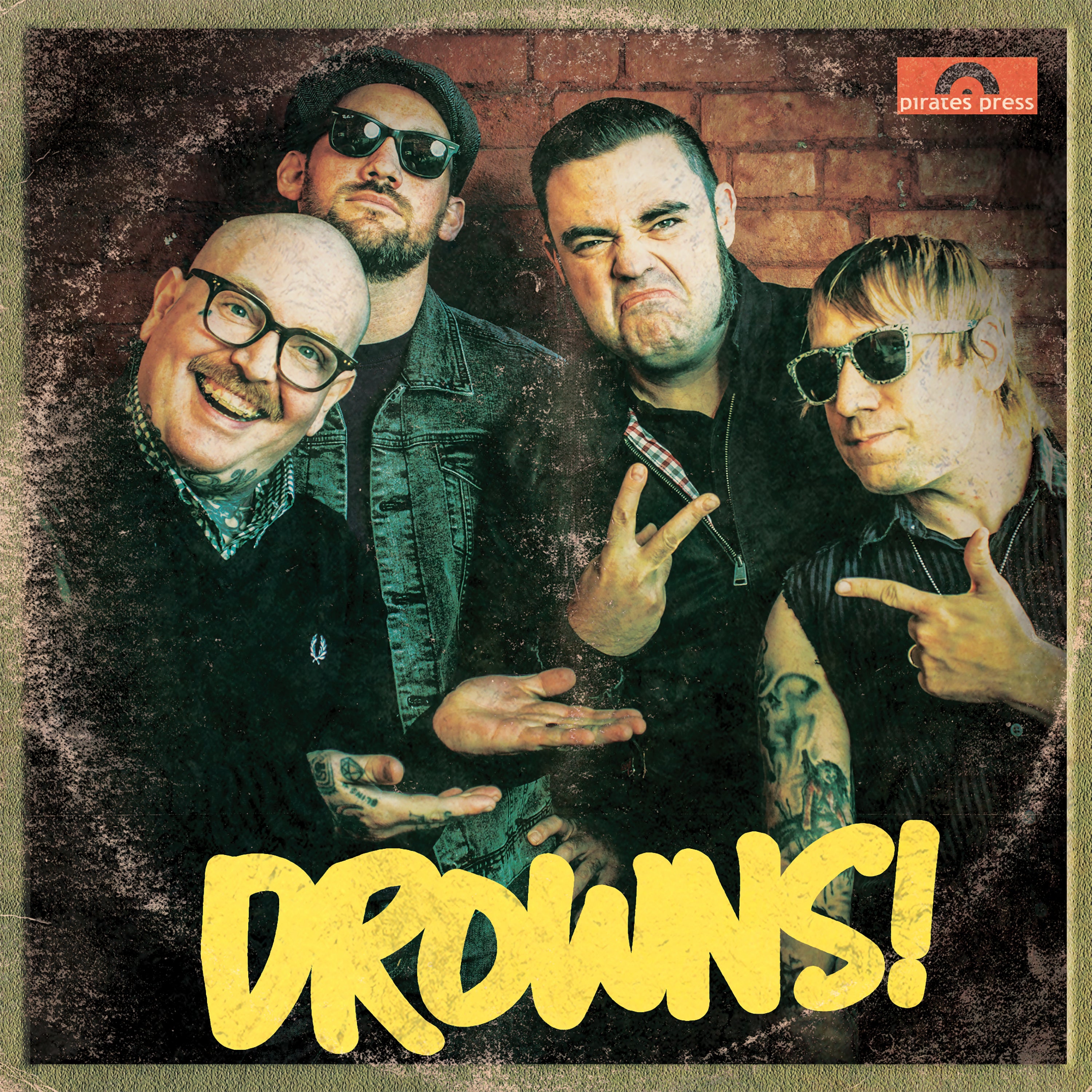 The Drowns - Know Who You Are (yellow W/ Black Splatter Vinyl) (7 INCH)