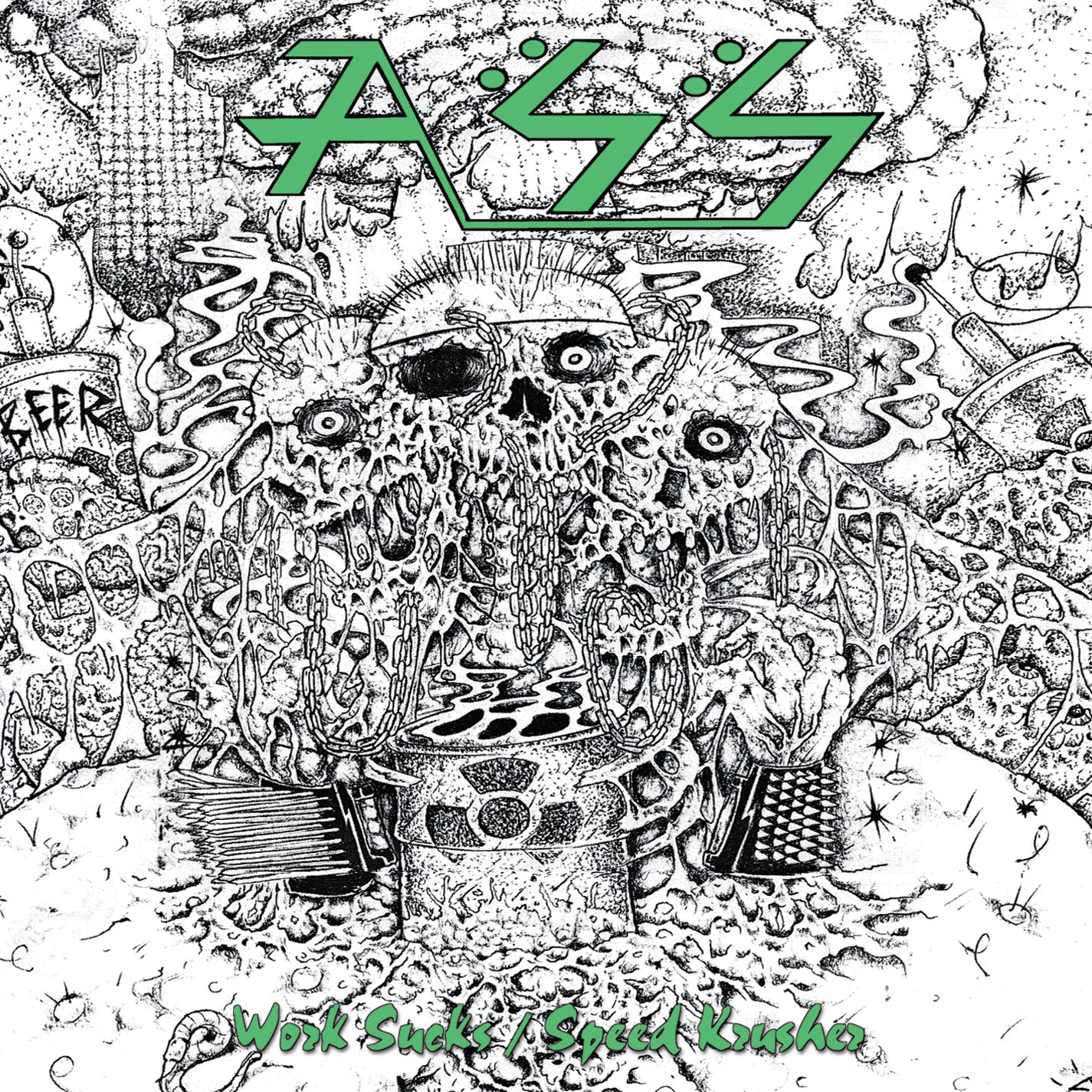 Ass - Work Sucks / Speed Krusher (CD)