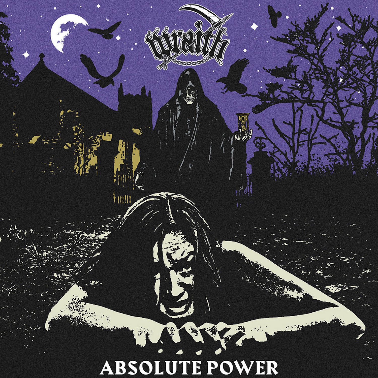 Wraith - Absolute Power (Black/grey Color Merge Vinyl) (LP)
