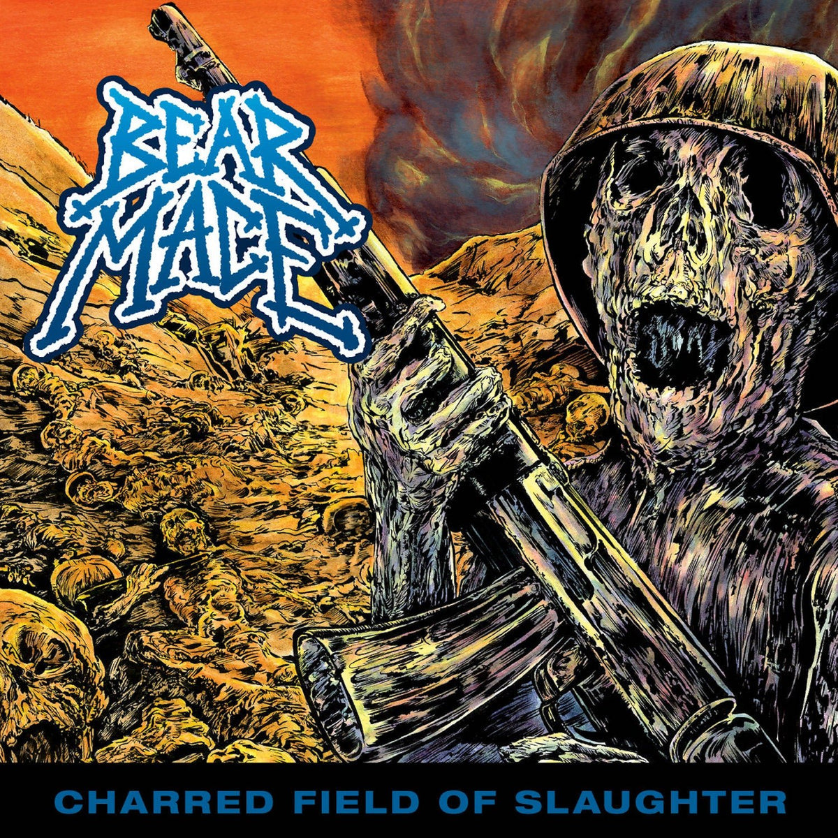 Bear Mace - Charred Field Of Slaughter (Orange Vinyl) (LP)