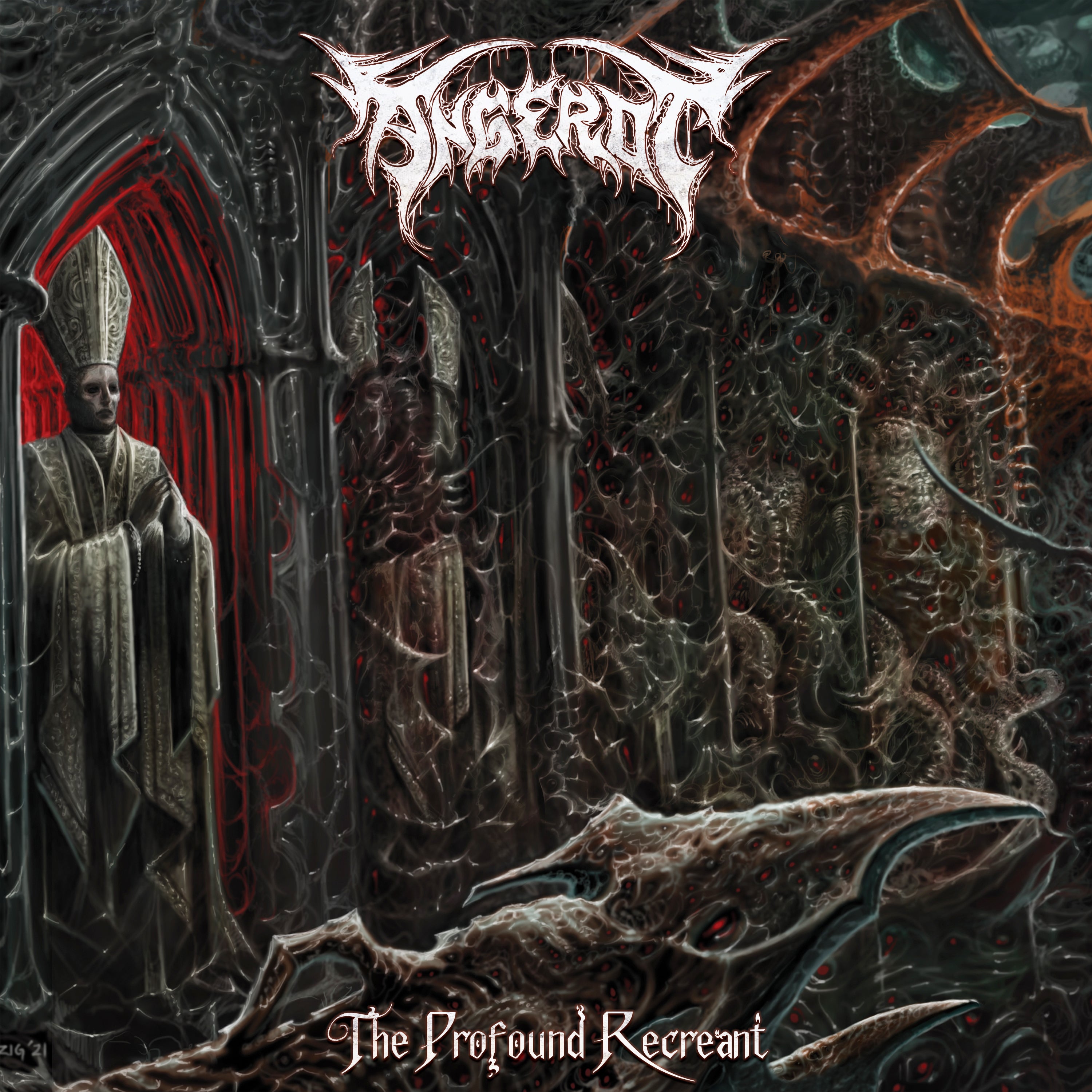 Angerot - The Profound Recreant (Clear Vinyl w/ Black and Gold Splatter) (LP)