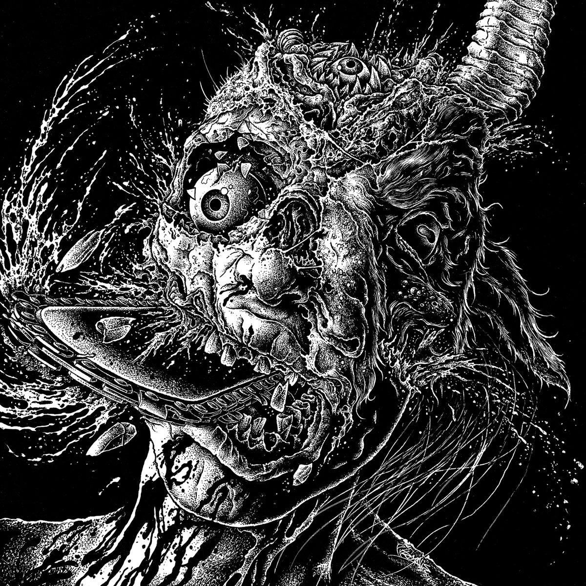 Exhumed & Nunslaughter & Molder & Traffic Death - 4 Way Split (LP)