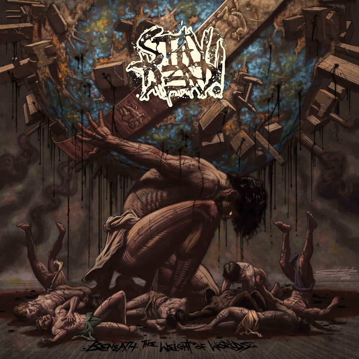 Stay Dead - Beneath The Weight Of Worlds (Laguna Blue Marbled) (LP)