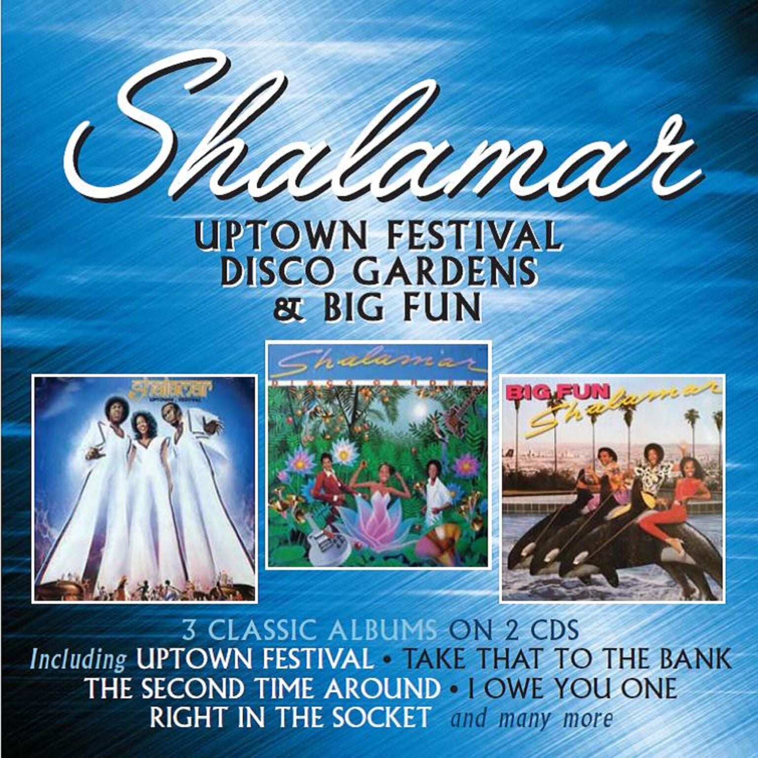 Shalamar - Uptown Festival/Disco Gardens/Big Fun (CD)