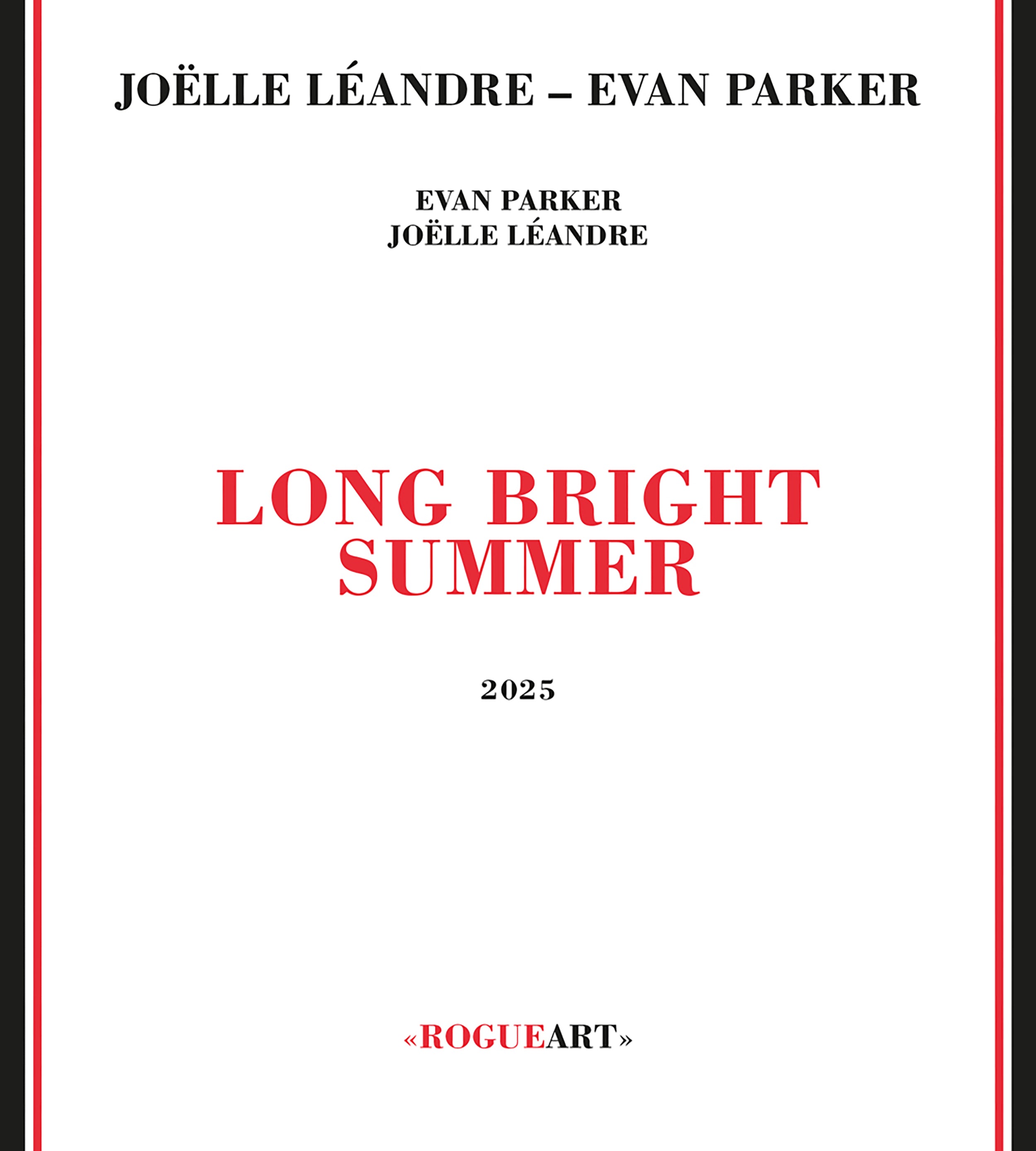 Evan Parker & Joëlle Léandre - Long Bright Summer (CD)