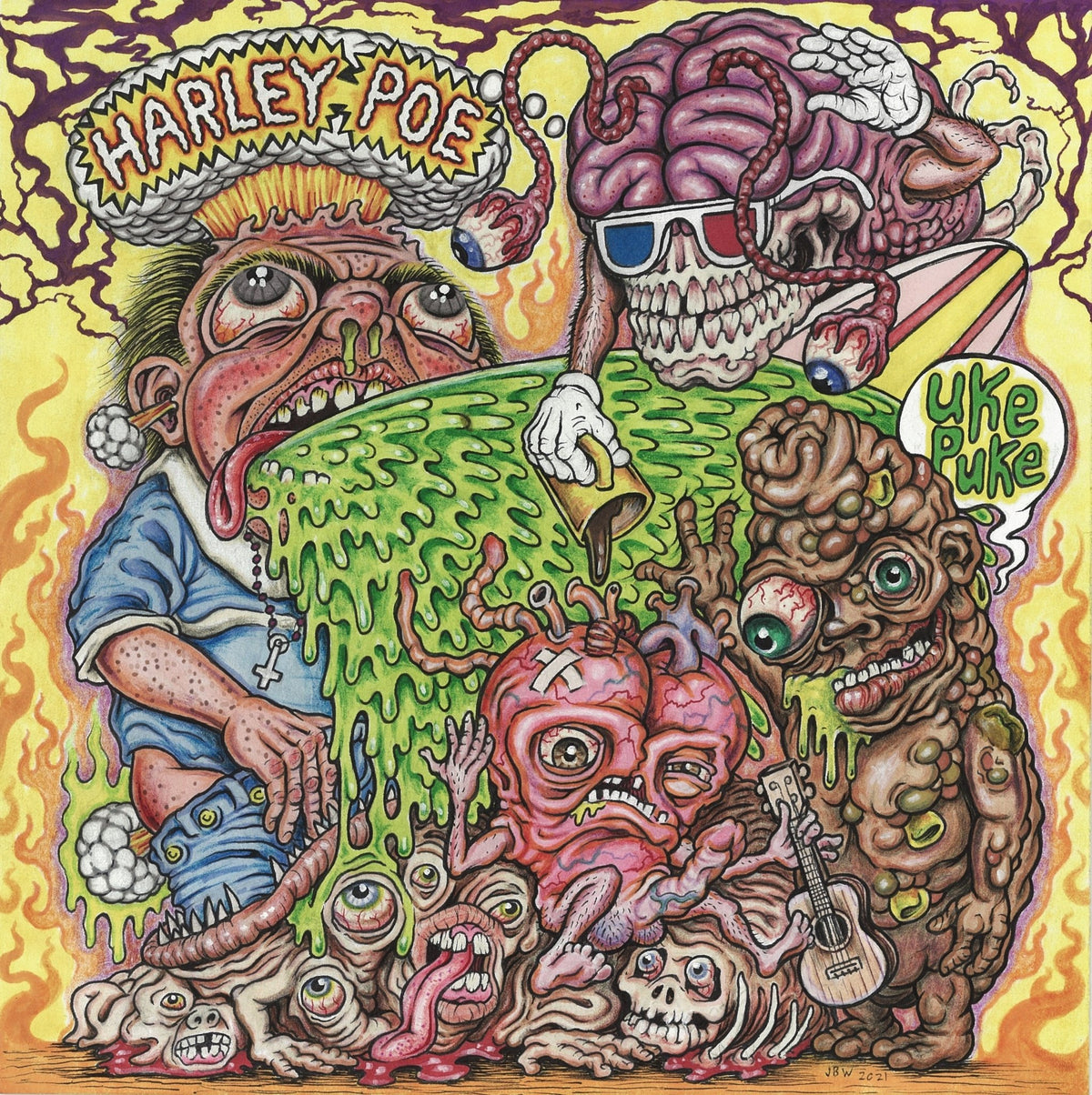 Harley Poe - Uke Puke (LP)