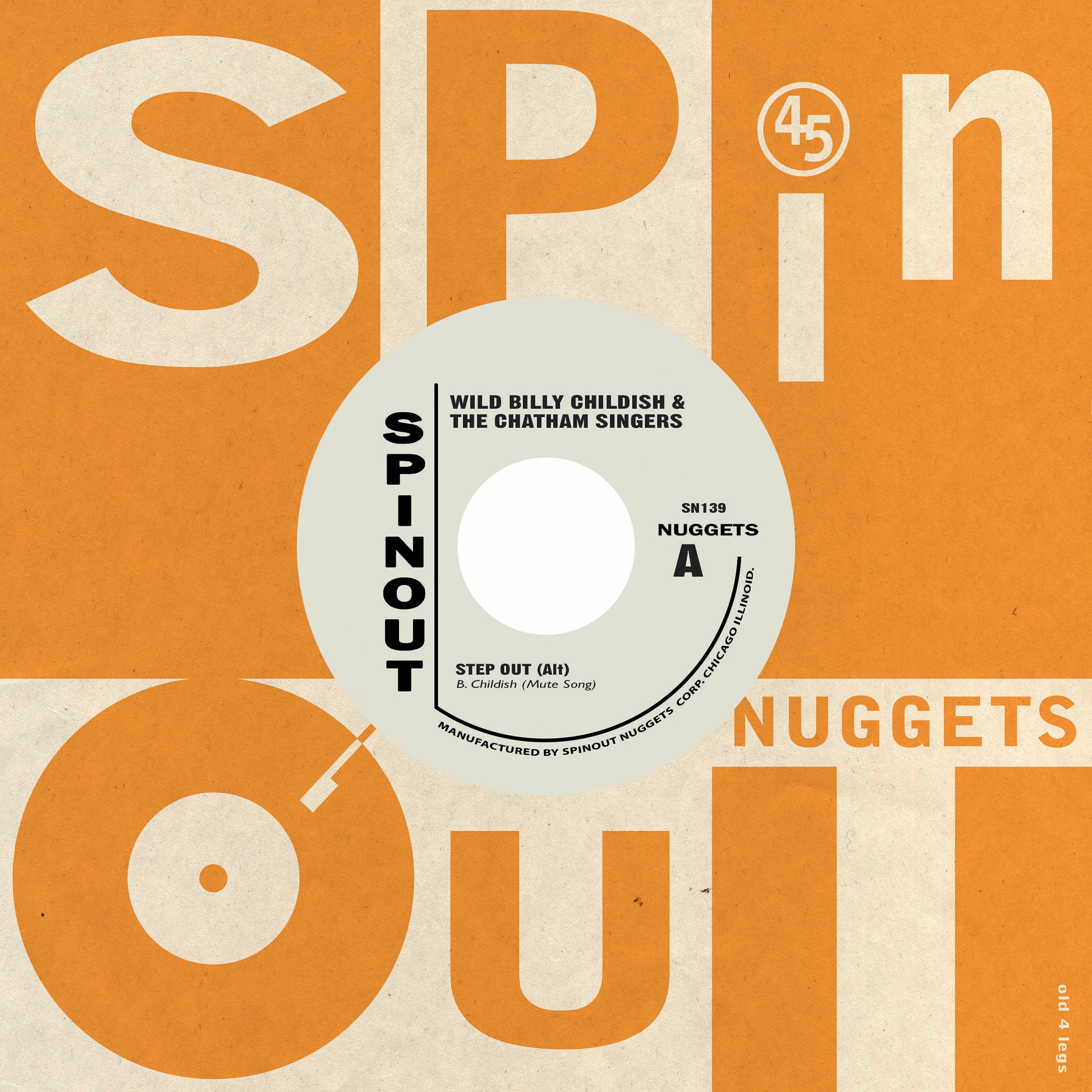 Wild Billy Childish & The Chatham Singers - Step Out / Upside Mine (7 INCH)