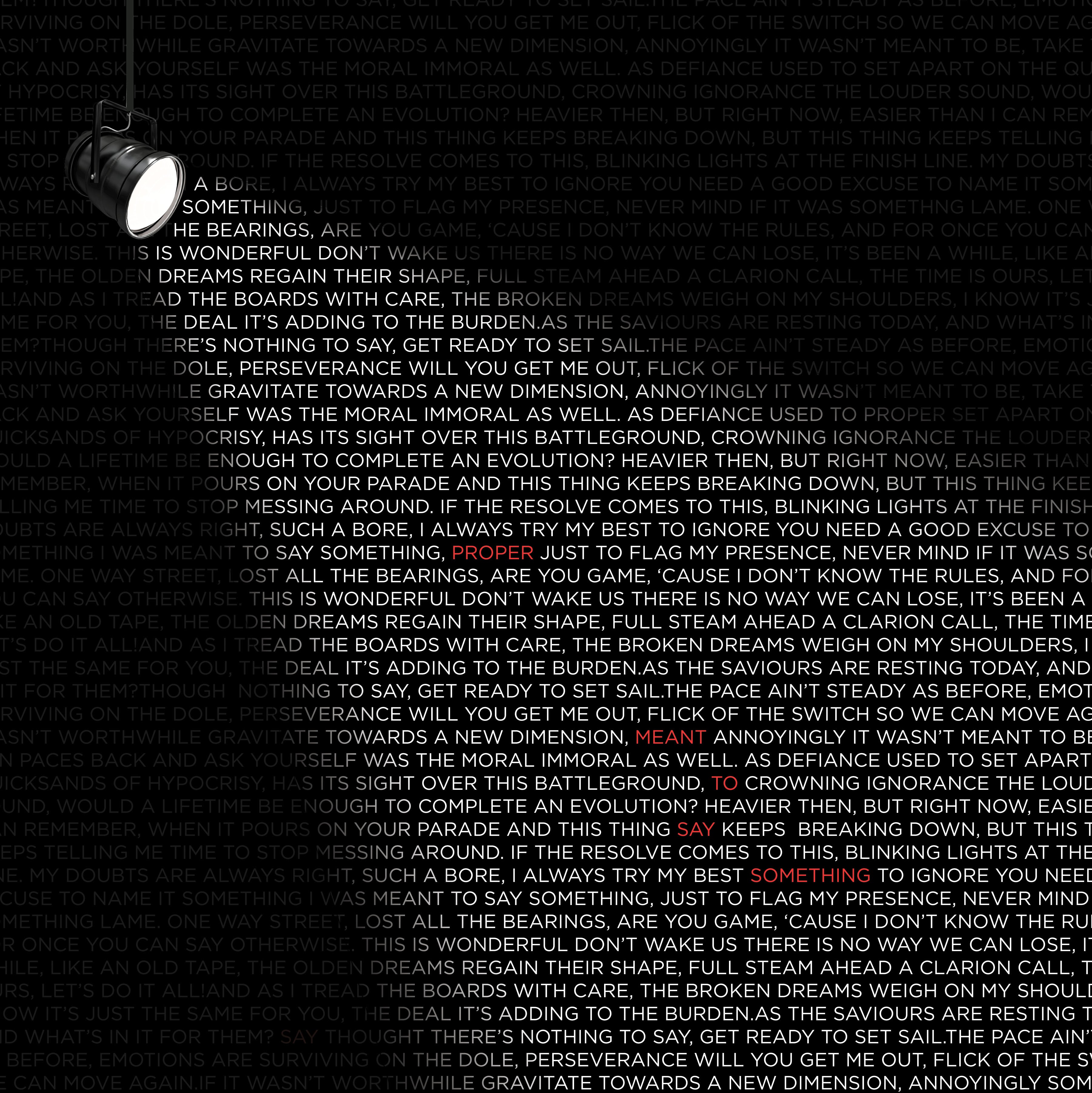 Proper - Meant To Say Something (LP)