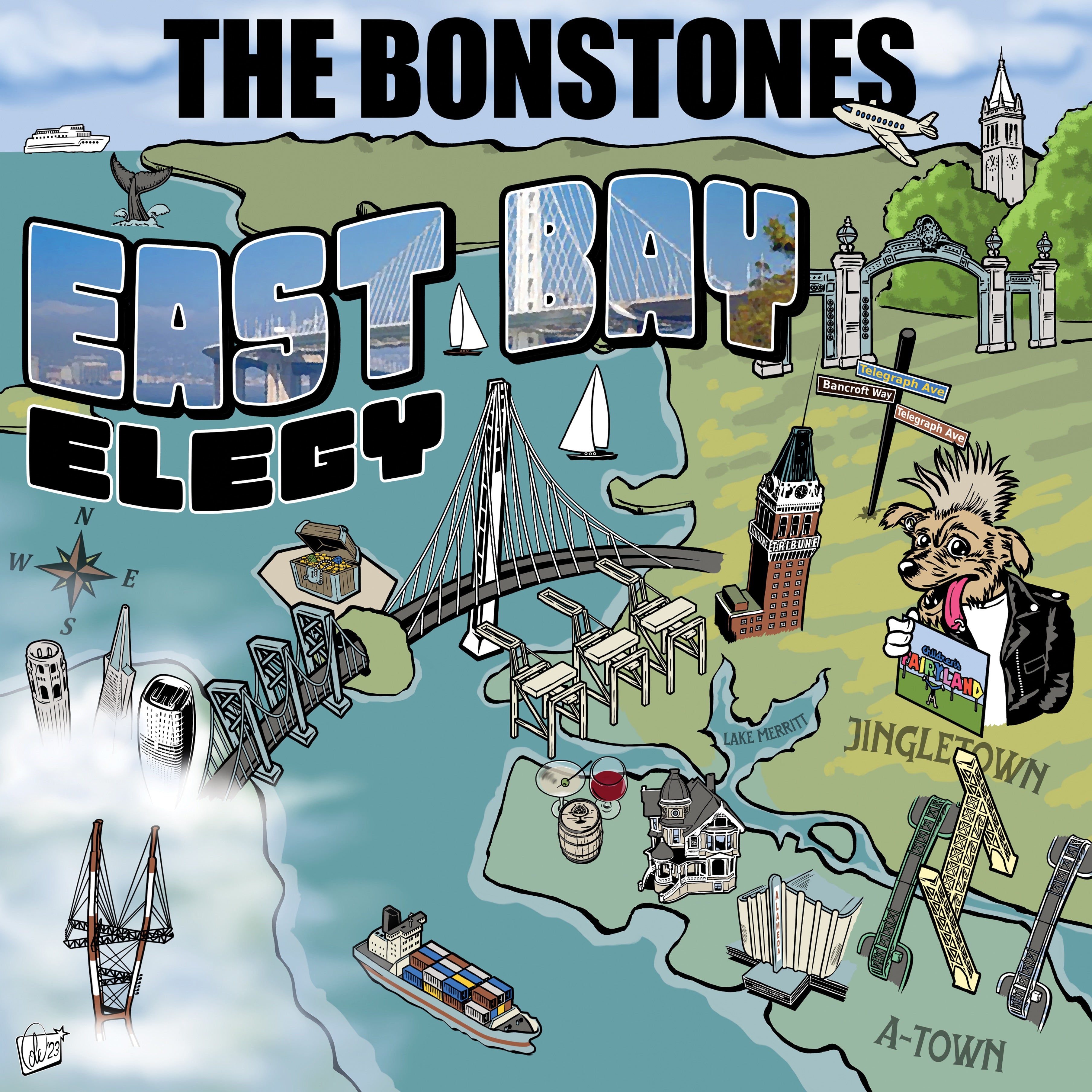 The Bonstones - East Bay Elegy (CD)