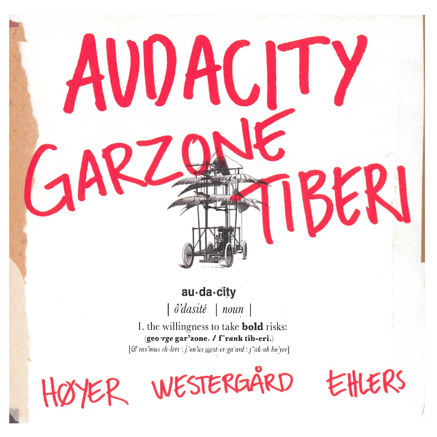 George Garzone & Frank Tiberi & Rasmus Ehlers - Audacity (CD)