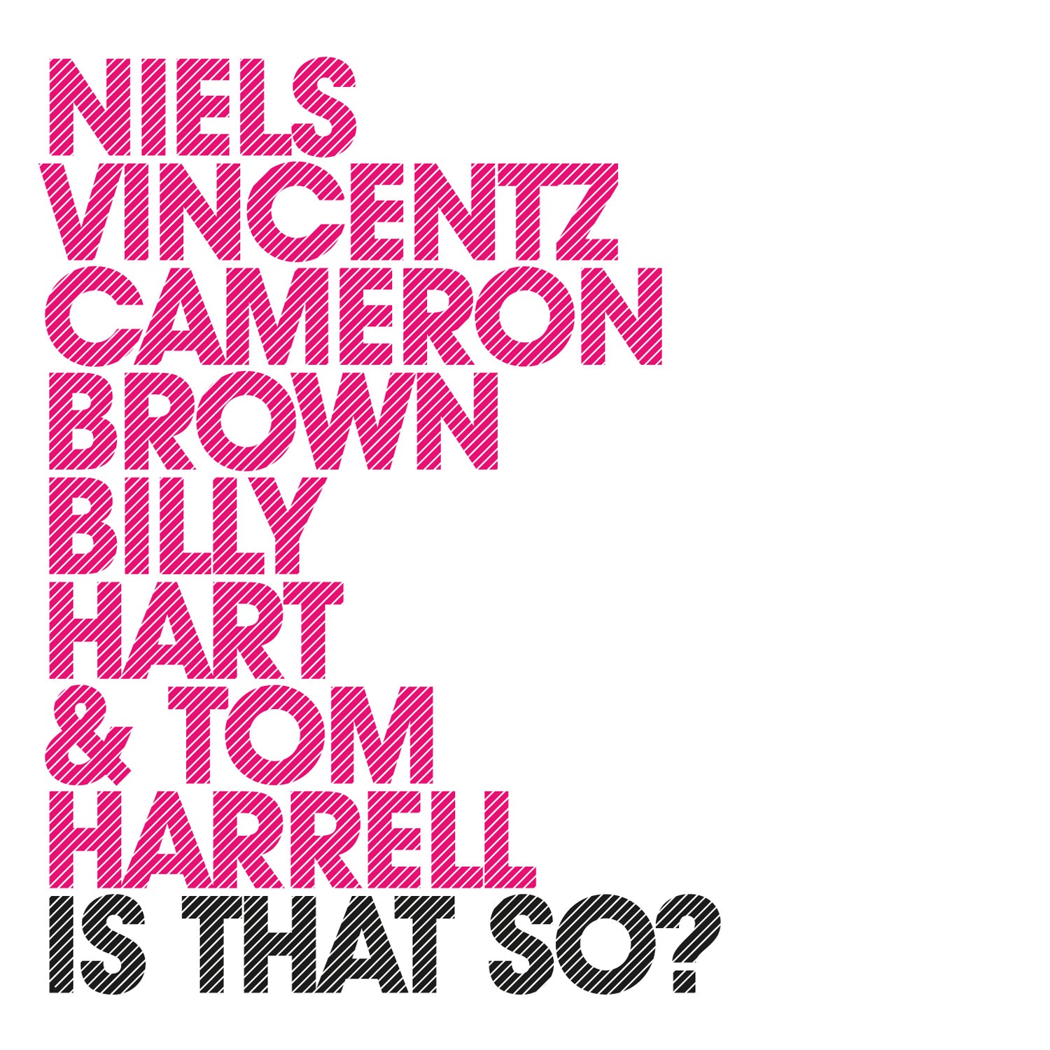 Niels Vincentz & Cameron Brown & Billy Hart - Is That So? (CD)