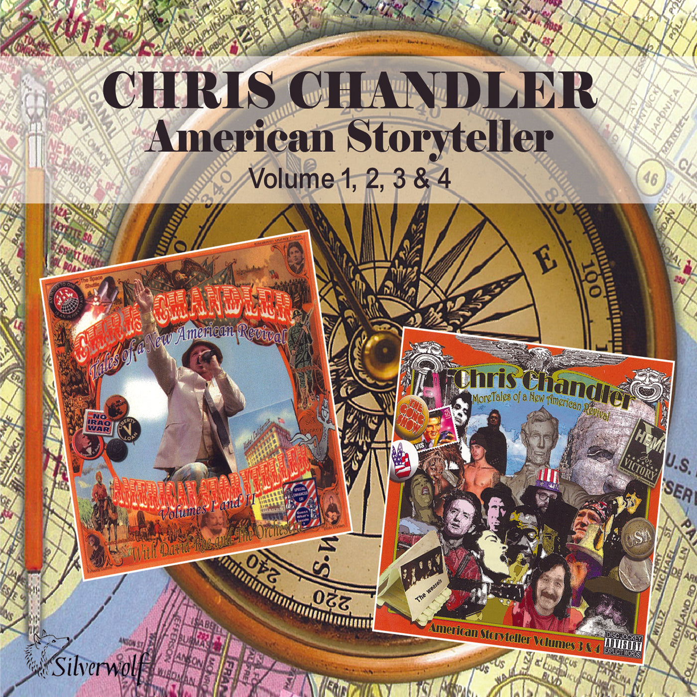Chris Chandler - American Storyteller Volume 1-4 (CD)
