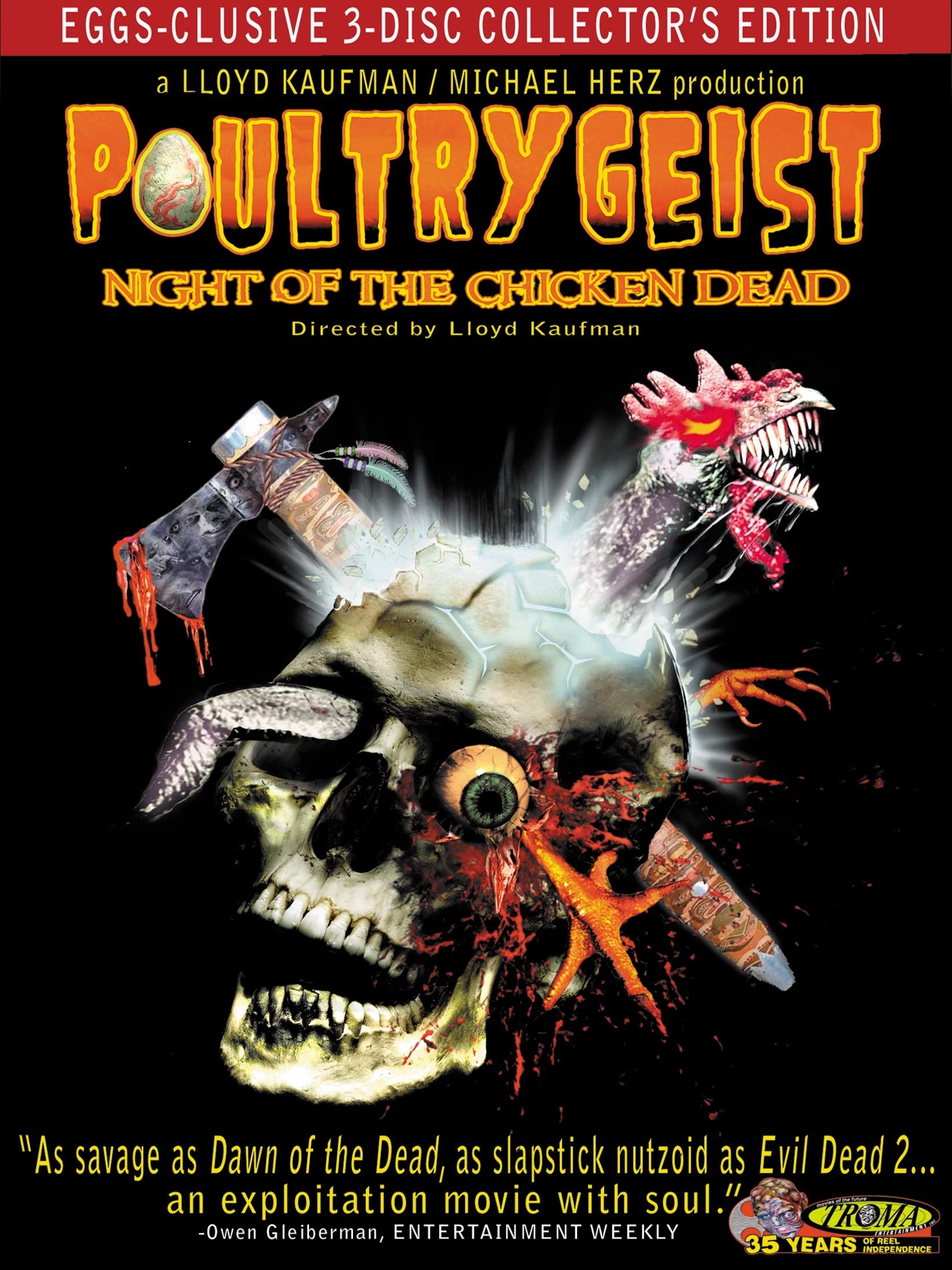 Poultrygeist: Night of the Chicken Dead Eggs-clusive 3-Disc Edition (DVD)