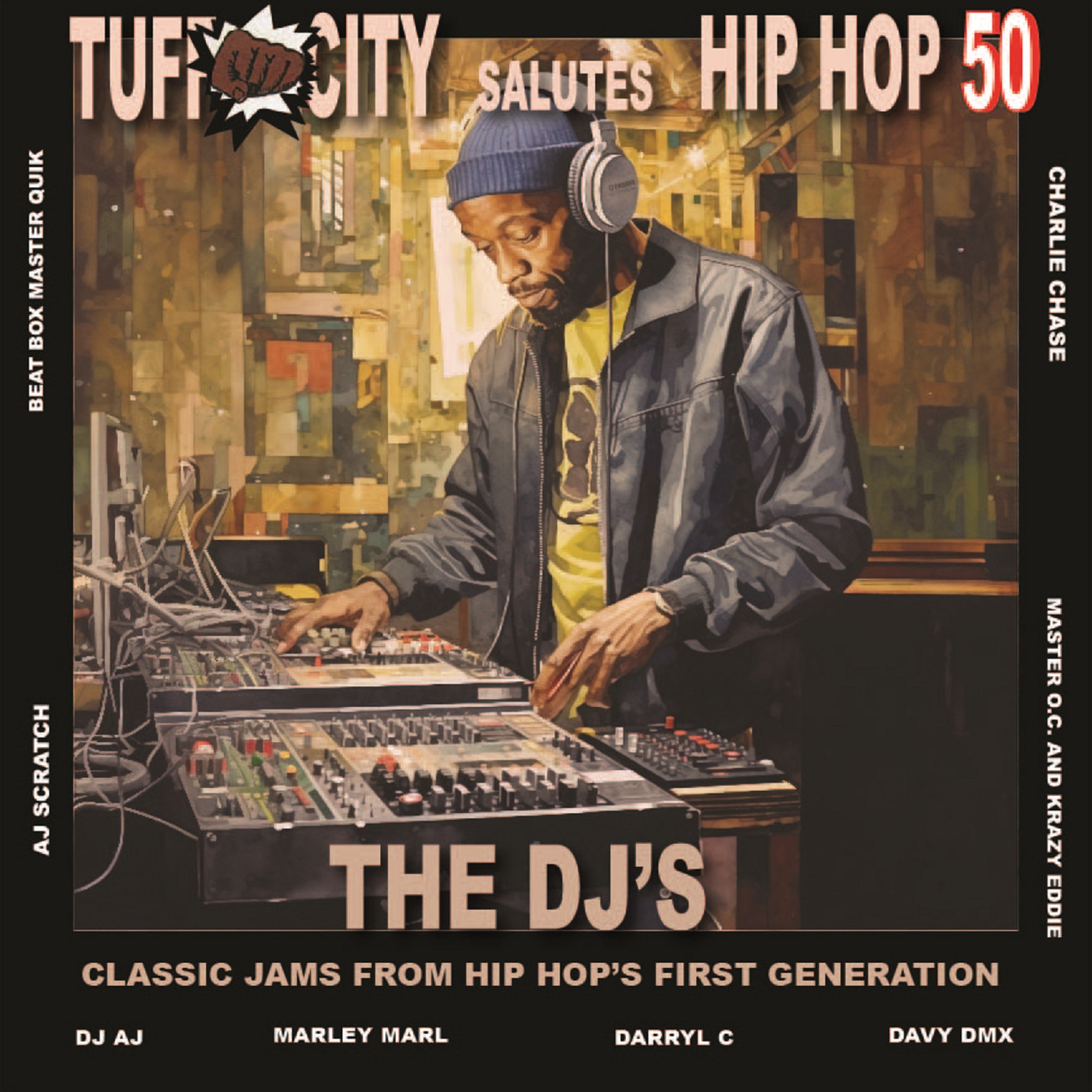 Tuff City Salutes Hip Hop 50: the DJ's (Red Vinyl) (LP)