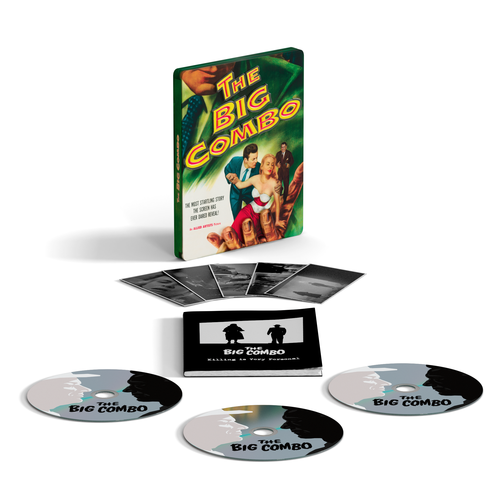 The Big Combo (4K Ultra HD + Blu-ray: 3-Disc Limited Edition Steelbook Variant A) EXCLUSIVE
