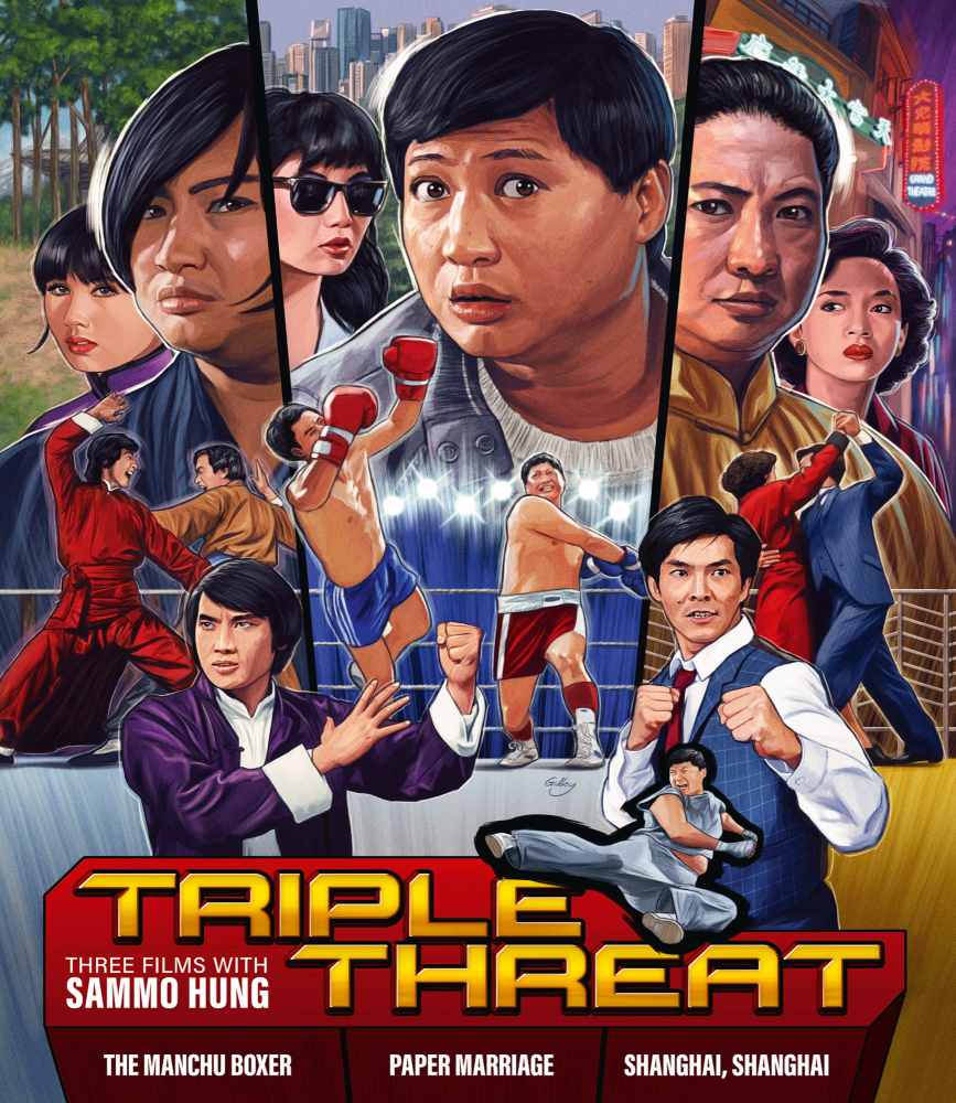 Triple Threat: Three Films with Sammo Hung (The Manchu Boxer / Paper Marriage / Shanghai, Shanghai) (Limited Edition) (Blu-ray)