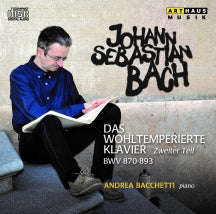 Andrea Bacchetti - The Well-Tempered Clavier Book 2 (CD)