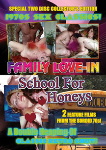 Family Love-in/School For Honeys: Two-disc Double Feature (XXX RATED DVD)