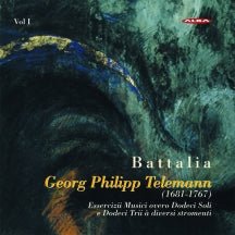 Battalia - Telemann, G.p.: Essercizii Musici: Solos and Nos. 1-6 (CD)