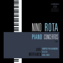 Janne Mertanen & Tampere Philharmonic Orchestra & Hannu Lintu - Rota: Piano Concertos (CD)