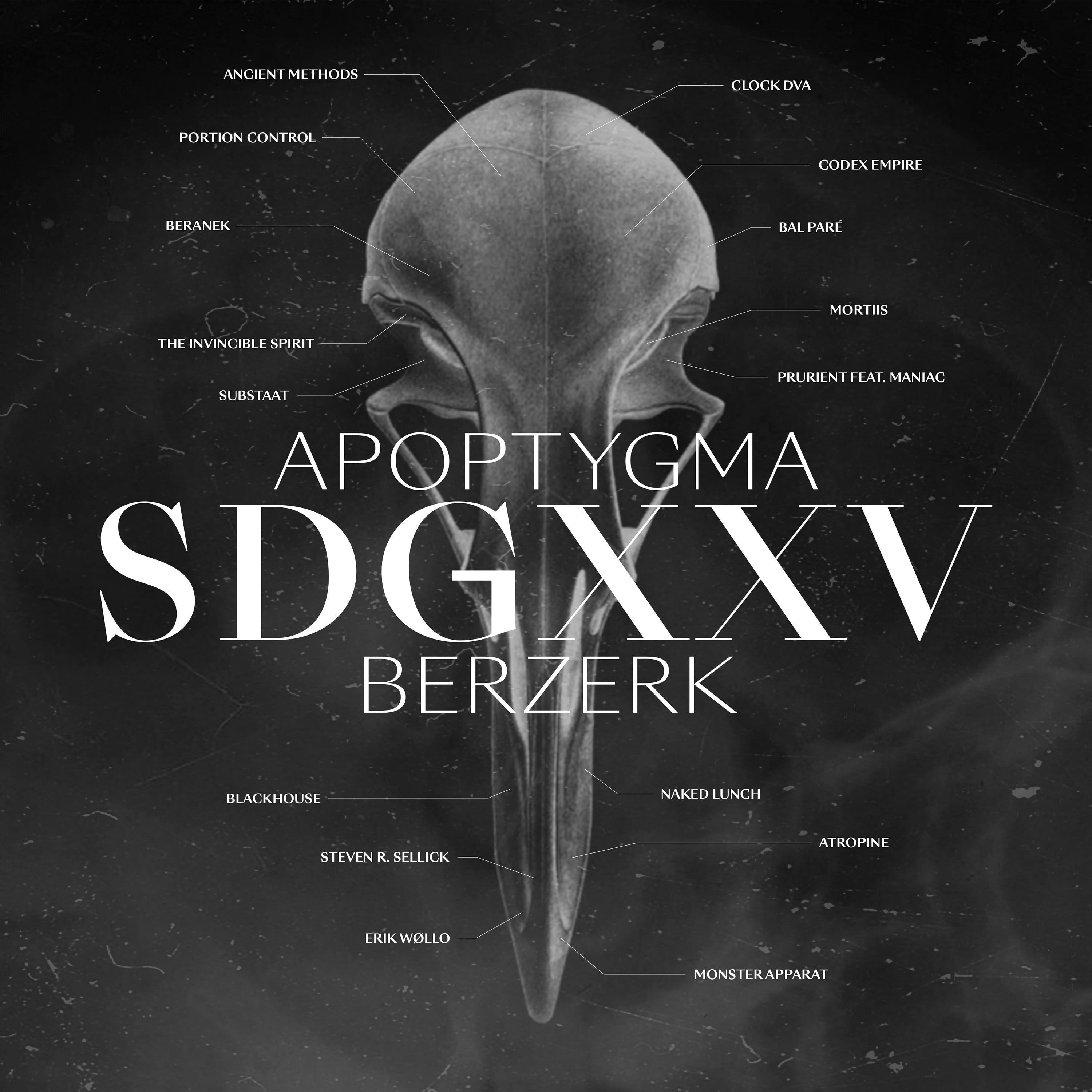 Apoptygma Berzerk - SDGXXV (Black & White Smokey Vinyl) (LP)