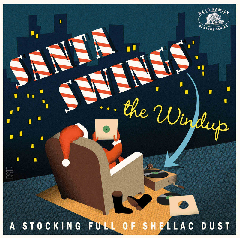 Santa Swings...The Windup: A Stocking Full Of Shellac Dust (Red Vinyl) (LP)