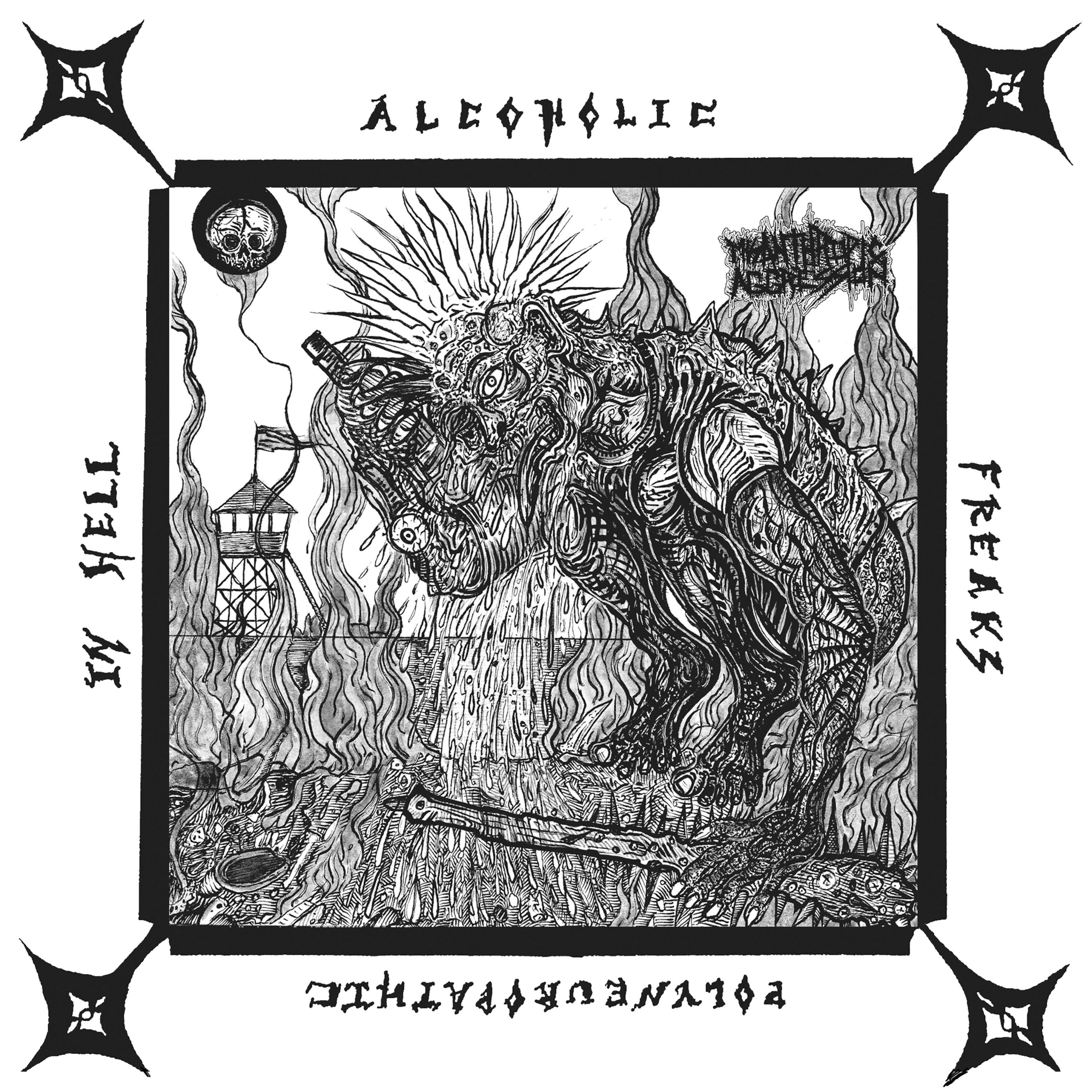 Misanthropic Aggression - Alcoholic Polyneuropathic Freaks In Hell (7 INCH)