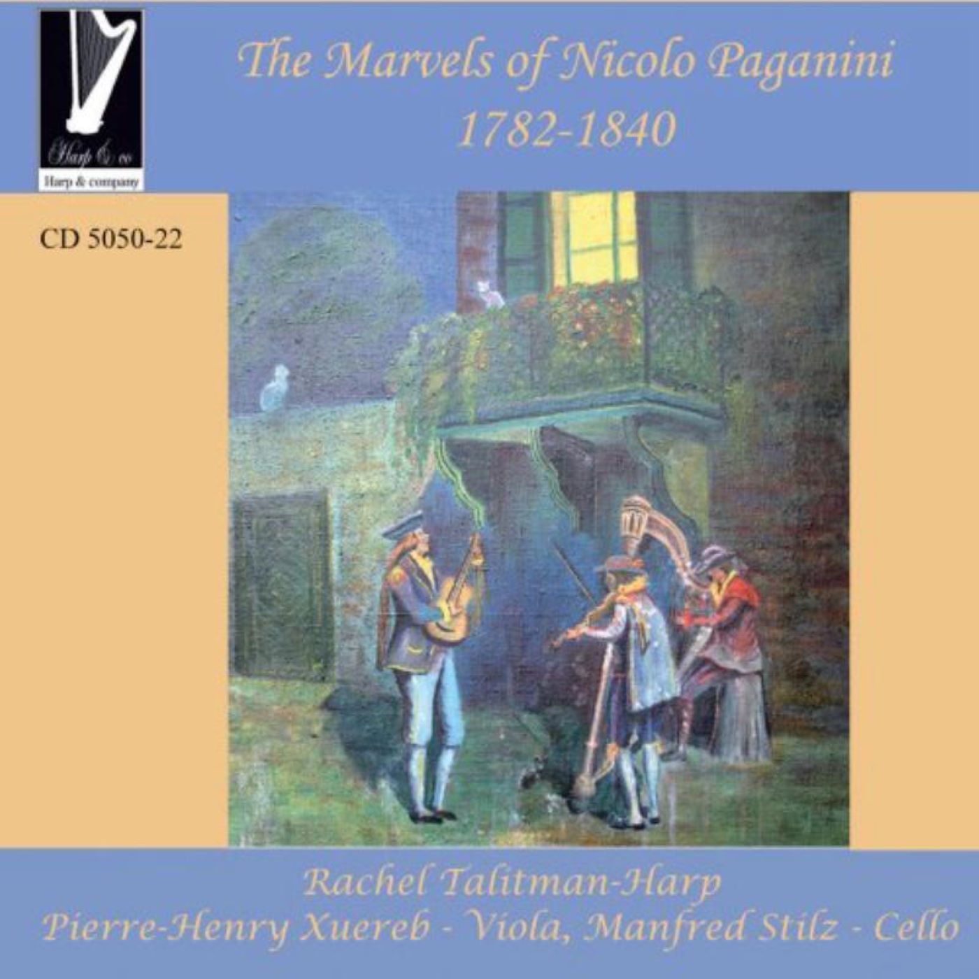 Rachel Talitmann - Marvels of Nicolo Pag (CD)