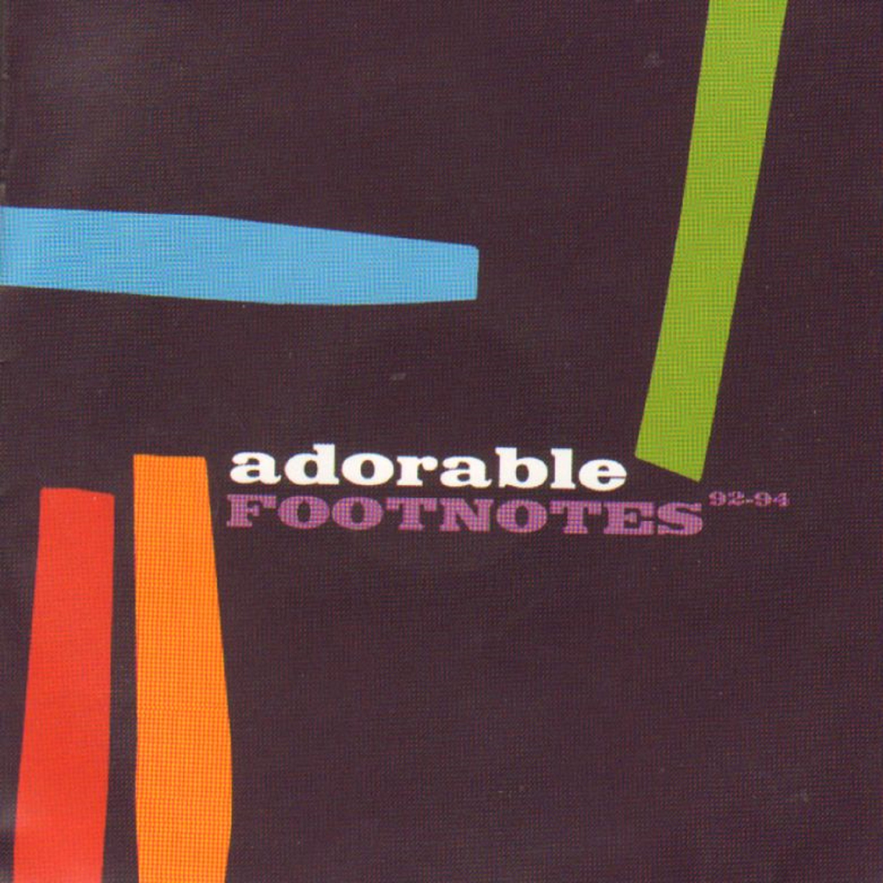 Adorable - Footnotes 92-94: Best Of… (CD)