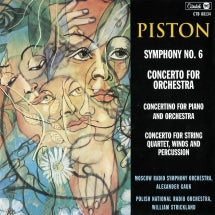 Walter Piston - Symphony No. 6/Concerto For Orchestra (CD)