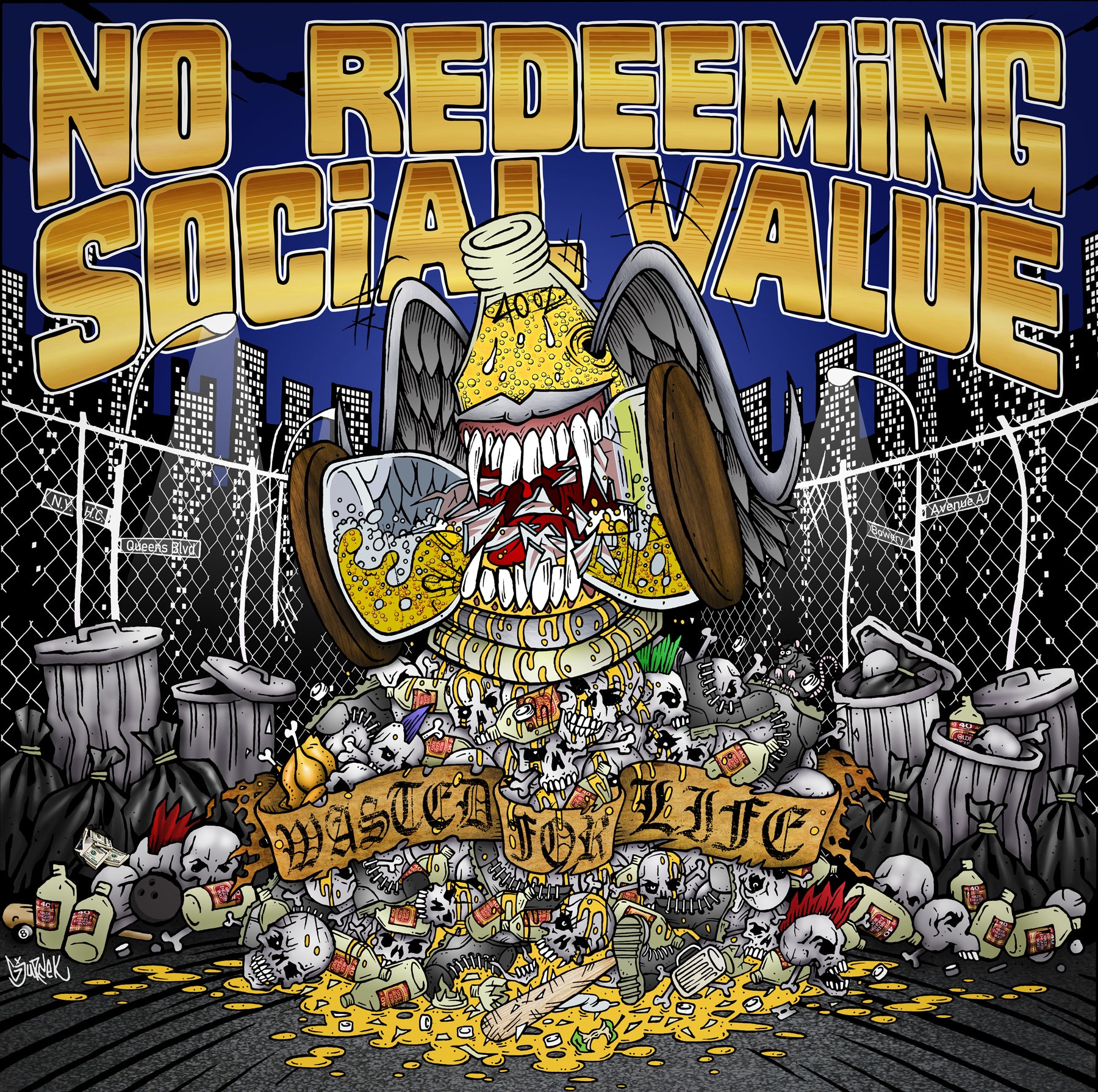 No Redeeming Social Value - Wasted For Life (CD)
