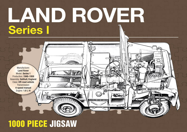 Land Rover 1000 Piece Jigsaw (Merch)