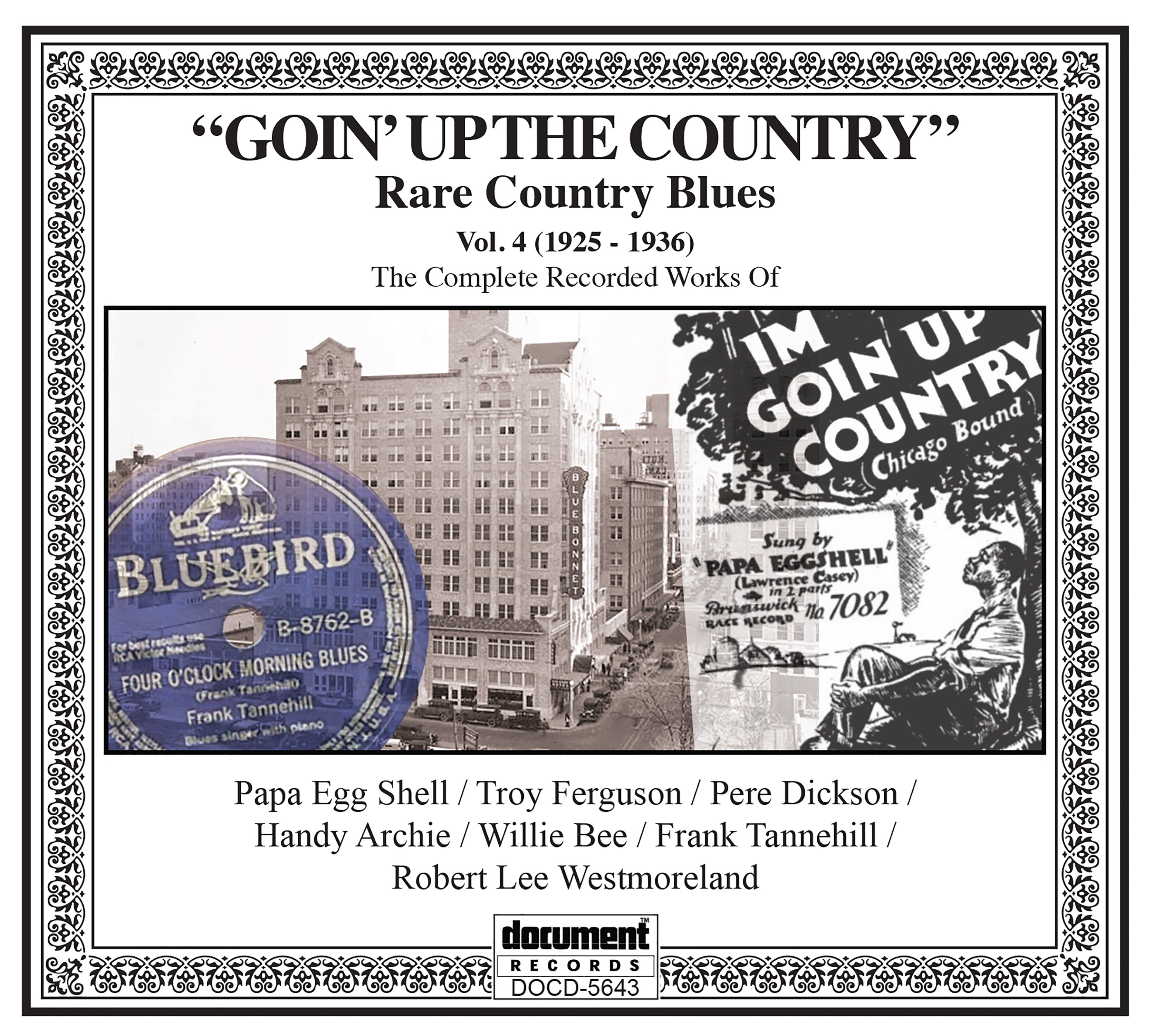 Going Up The Country: Rare Country Blues Vol. 4 1925-1936 (CD)