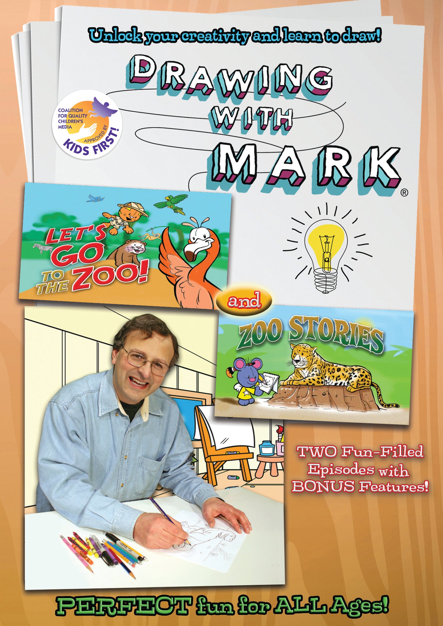 Drawing With Mark: Let's Go To The Zoo & Zoo Stories (DVD)