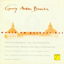 Thüringen Philharmonie Gotha & Breuer & Masurenko - Benda: Orchestral Works and Solo Concerts (Music at the Court of Gotha) (CD)