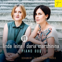 Linda Leine & Daria Marshinina - Schubert, Stravinsky & Vasks: Works for Piano Duo (CD)