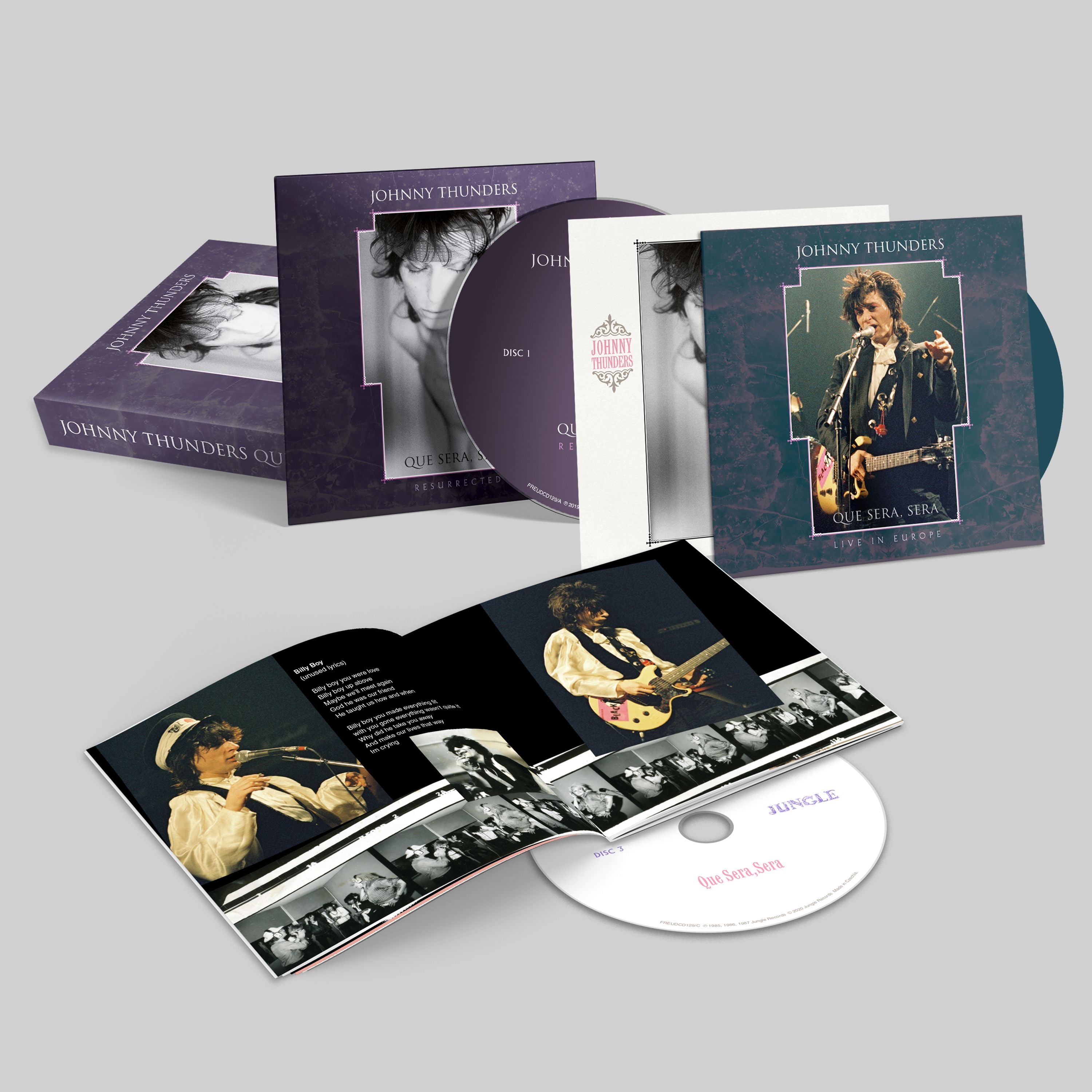 Johnny Thunders - Que Sera Sera: Resurrected (3CD BOX SET)