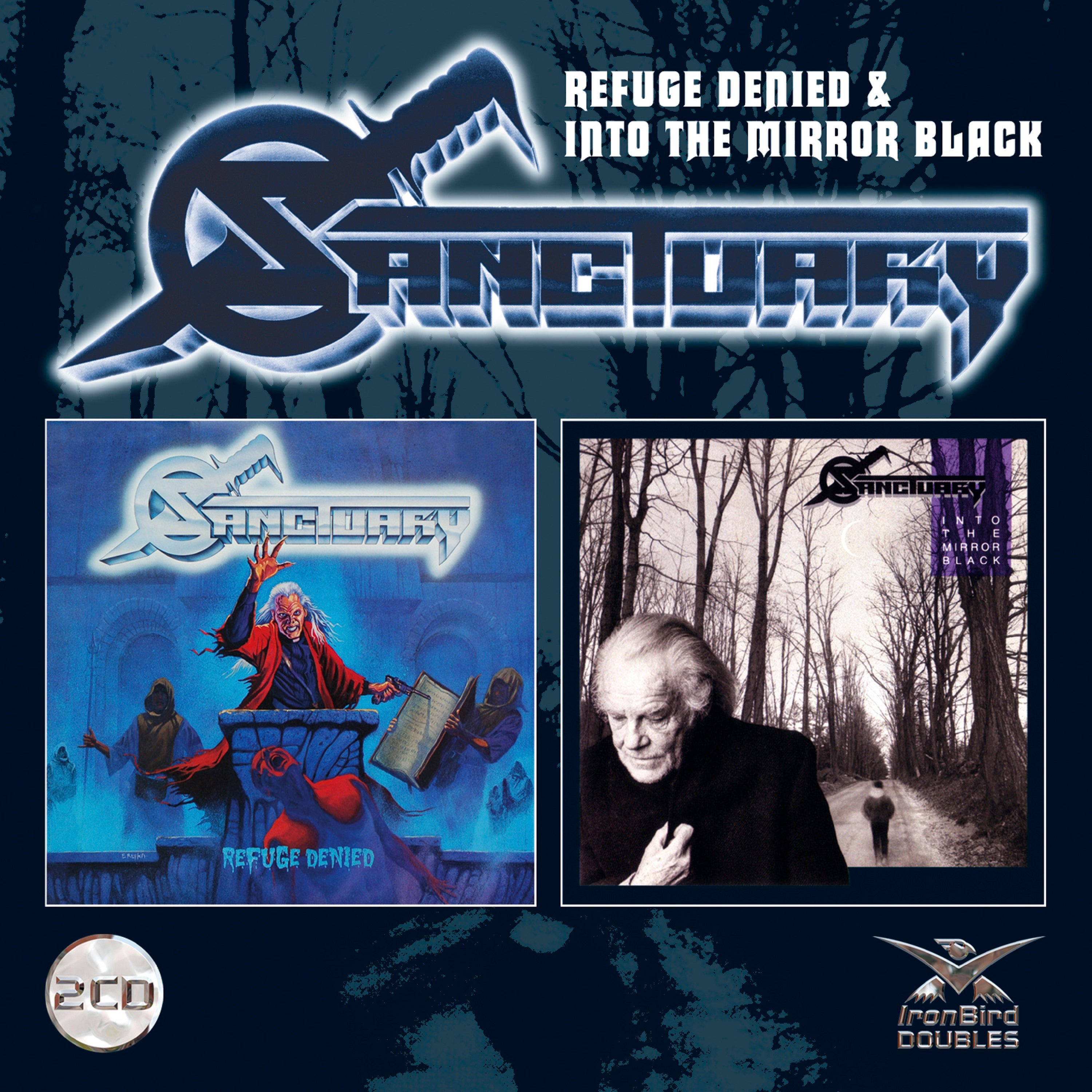 Sanctuary - Refuge Denied/Into the Mirror Black (CD)