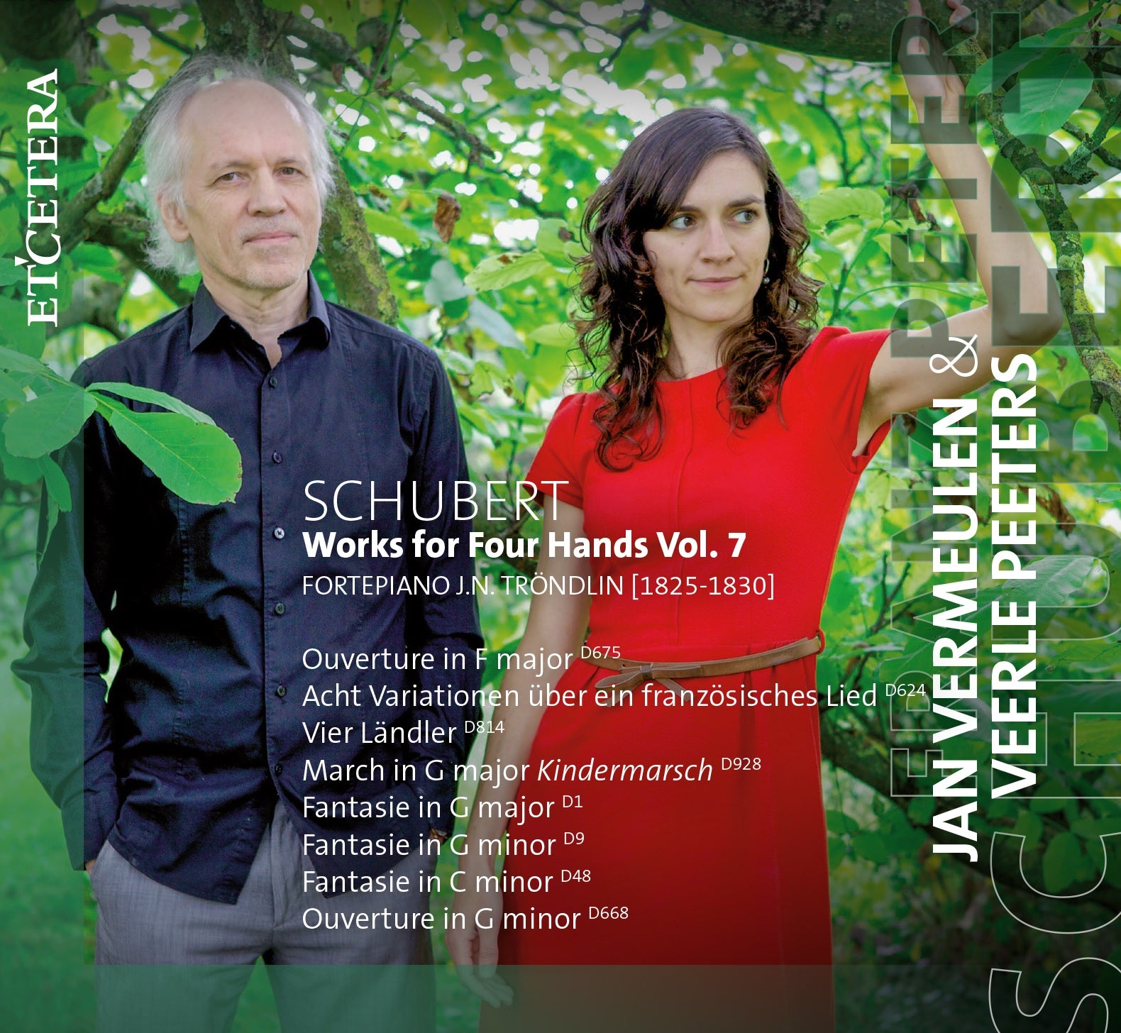 Jan Vermeulen & Veerle Peeters - Schubert Works For Four Hands Vol. 7 (CD)