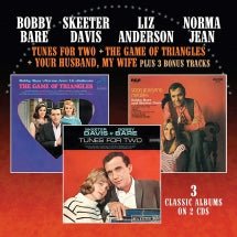 Bobby Bare & Skeeter Davis & Norma Jean - Tunes For Two/Game Of Triangles/Your Husband, My Wife (CD)