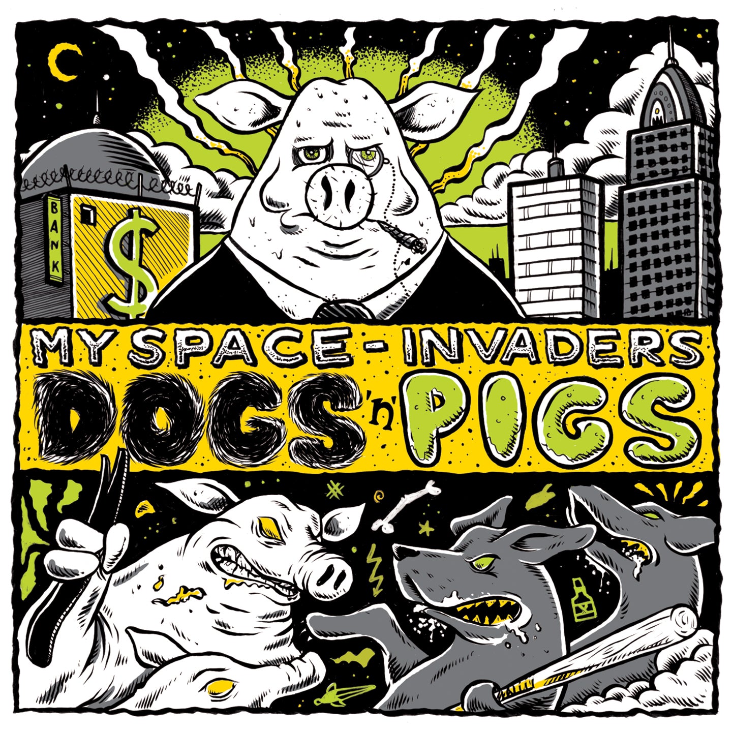 My Space Invaders - Dogs 'N' Pigs (CD)