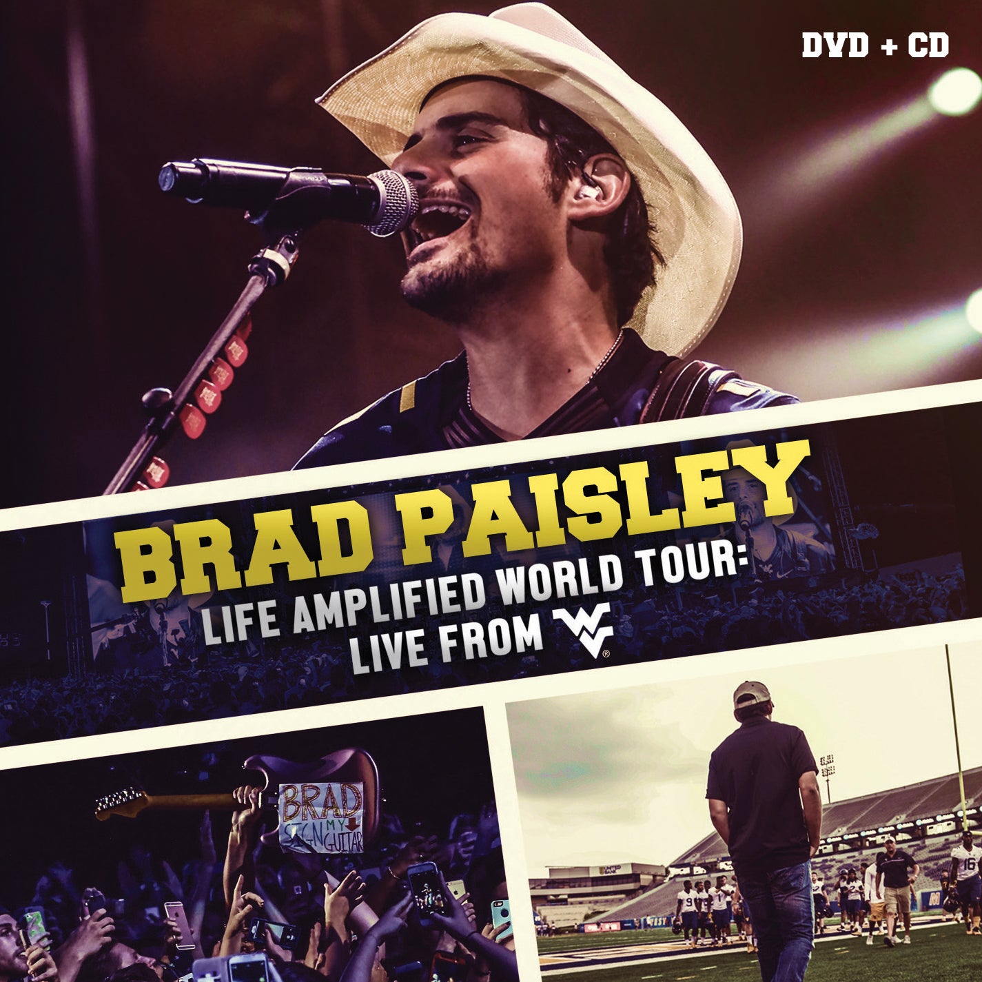 Brad Paisley Life Amplified World Tour: Live from WVU (CD+DVD) CD