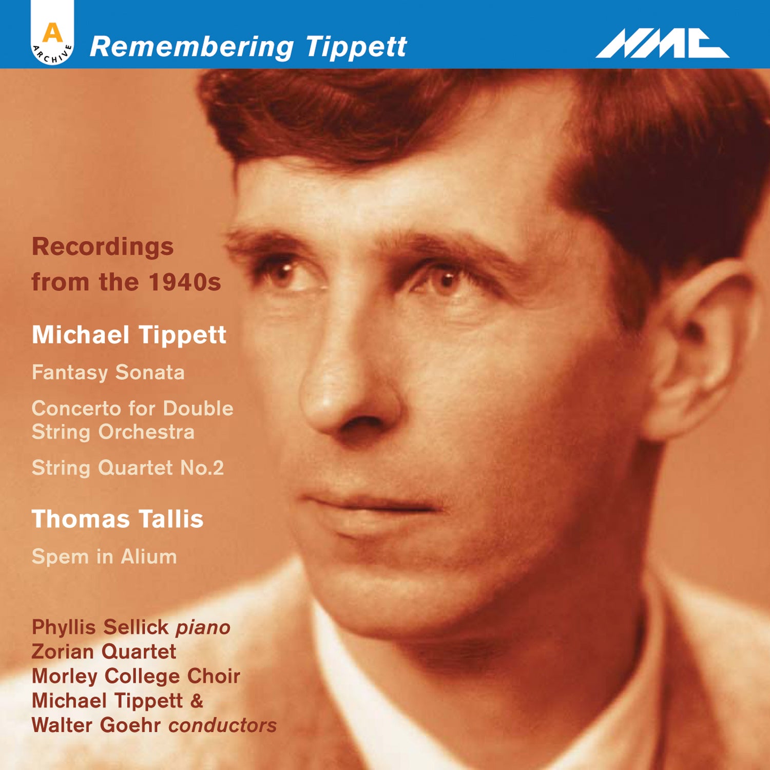 Zorlan Quartet & Phyllis Sellick & Morley College Choir - Remembering Tippett (CD)
