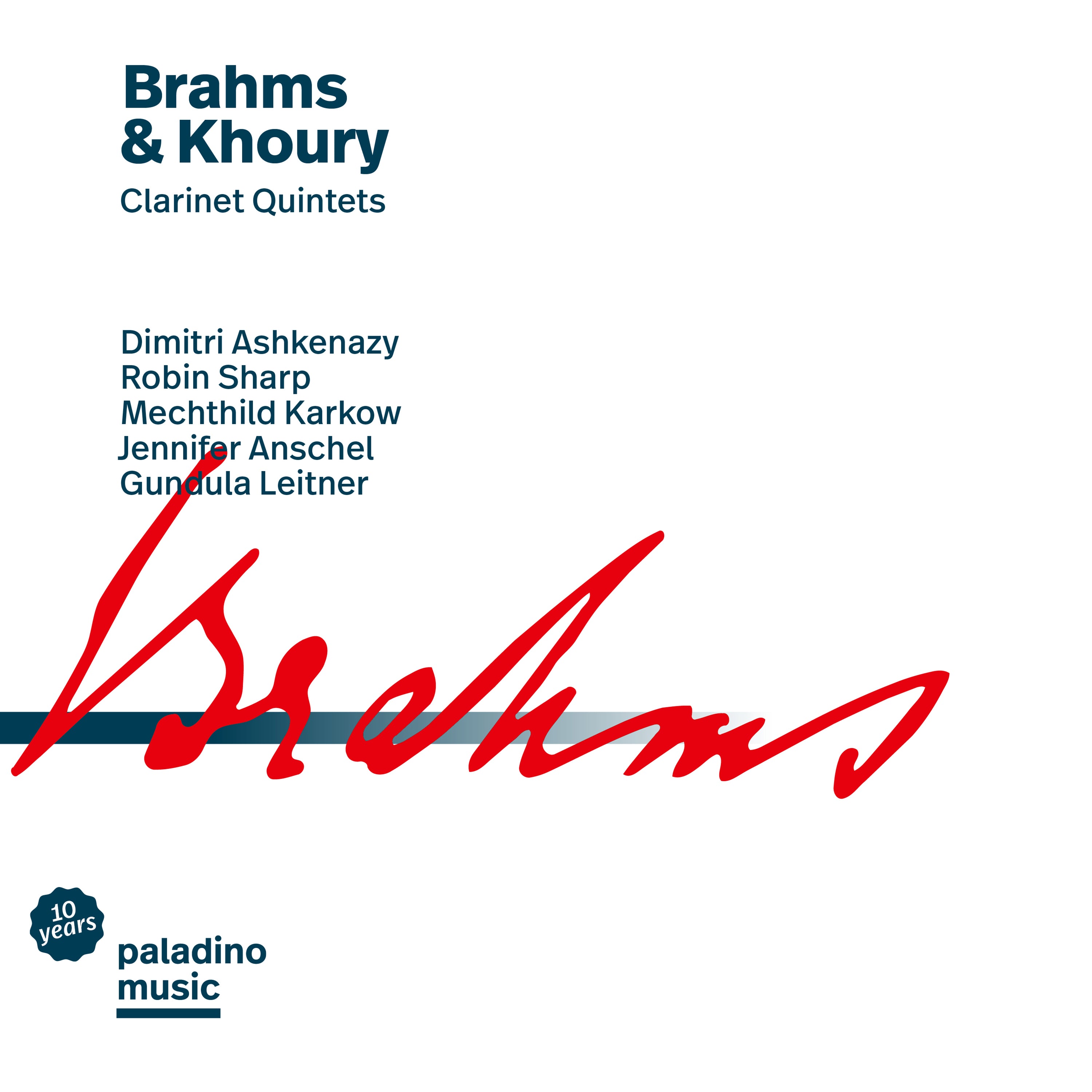 Brahms & Khoury: Clarinet Quintets (CD)