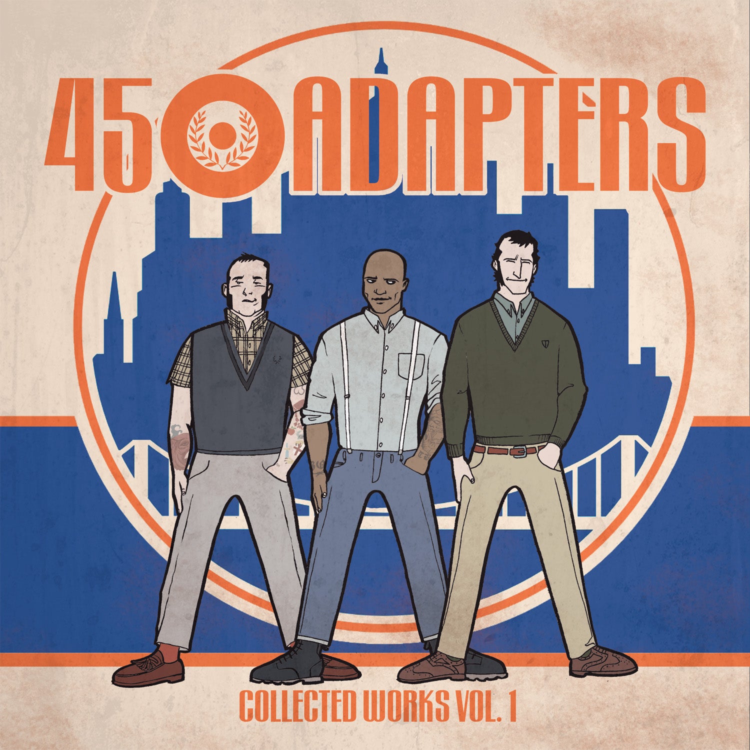 45 Adapters 2x10 (Neon Orange Vinyl) - Collected Works (10 INCH)